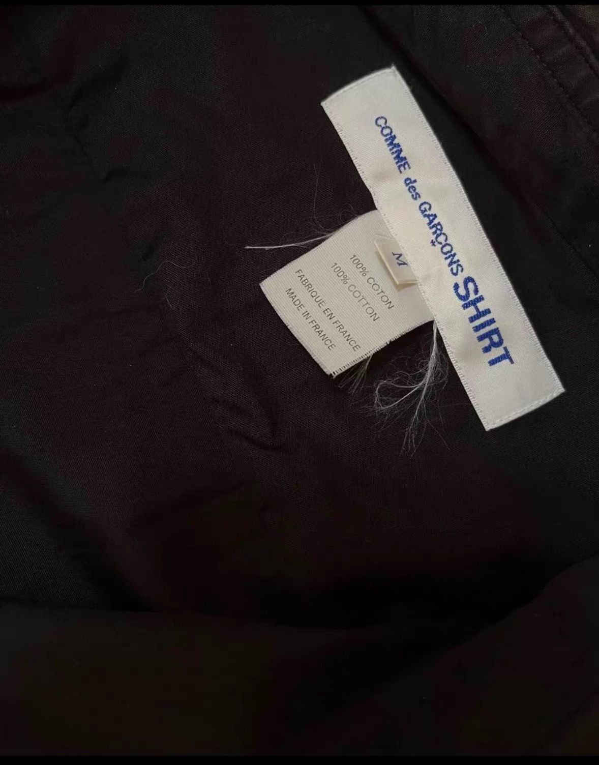Comme des Garcons Black Long Sleeve Button-Up Shirt with Buckle Details Size US M / EU 48-50 / 2 - 4 Thumbnail