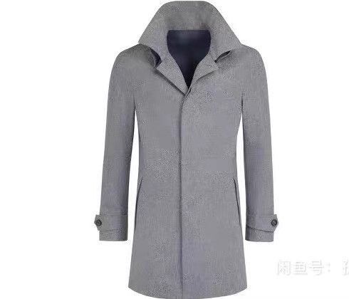 Suitsupply Gray Wool Blend Heavy Coat Size L Size US L / EU 52-54 / 3 - 4 Thumbnail