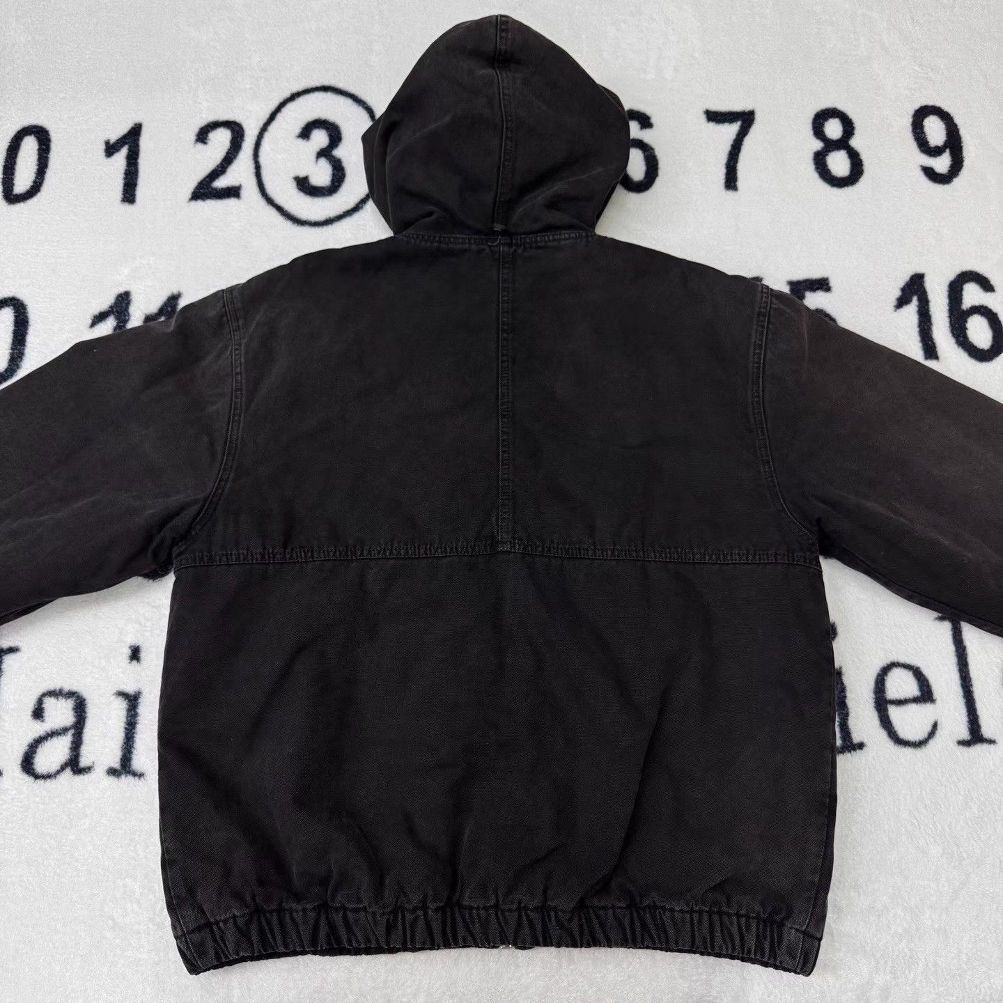 Stussy Black Hooded Zip-Up Jacket XL Size US XL / EU 56 / 4 - 3 Thumbnail