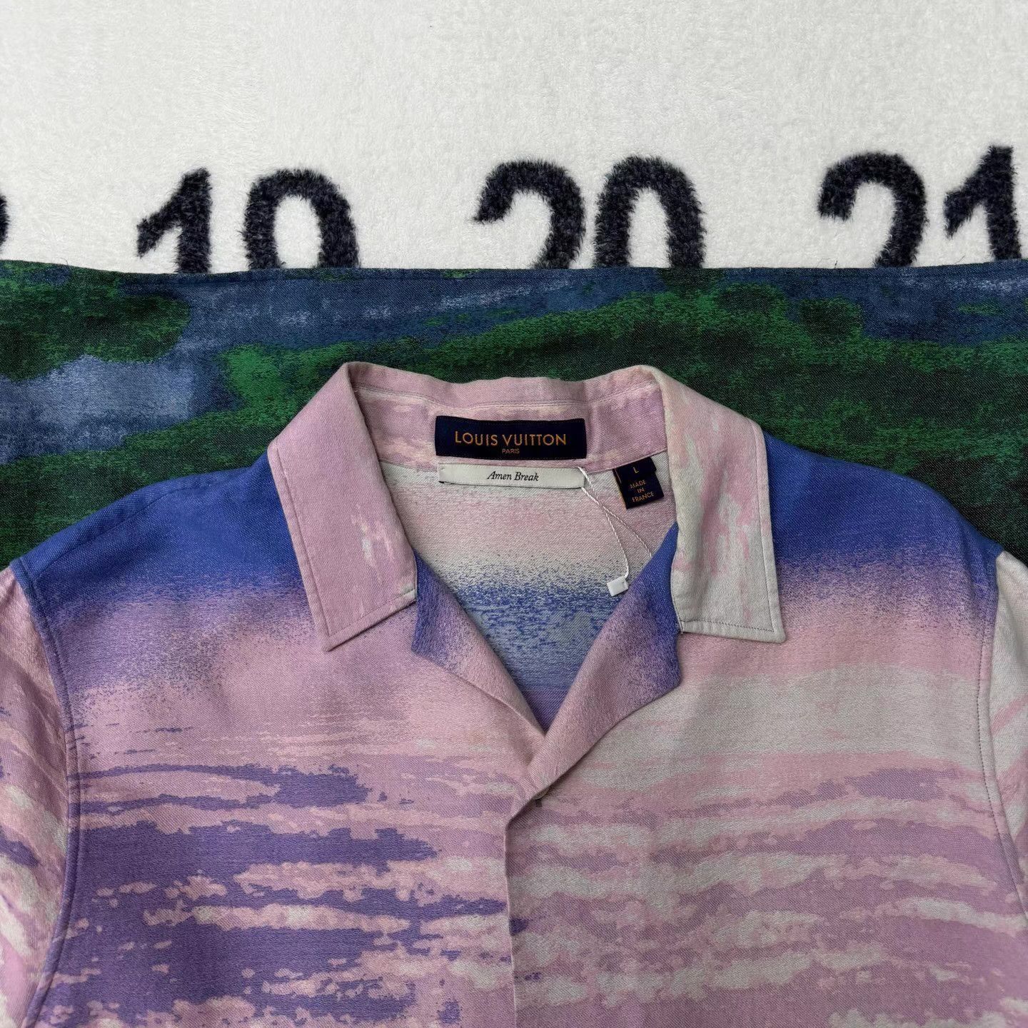 Louis Vuitton Multi Nature Print Short Sleeve Button-Up Shirt Size US L / EU 52-54 / 3 - 4 Thumbnail