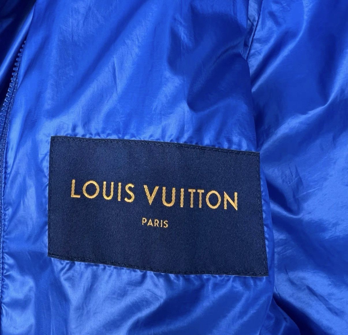 Louis Vuitton Blue Quilted Hooded Jacket - Size M Size US M / EU 48-50 / 2 - 6 Thumbnail
