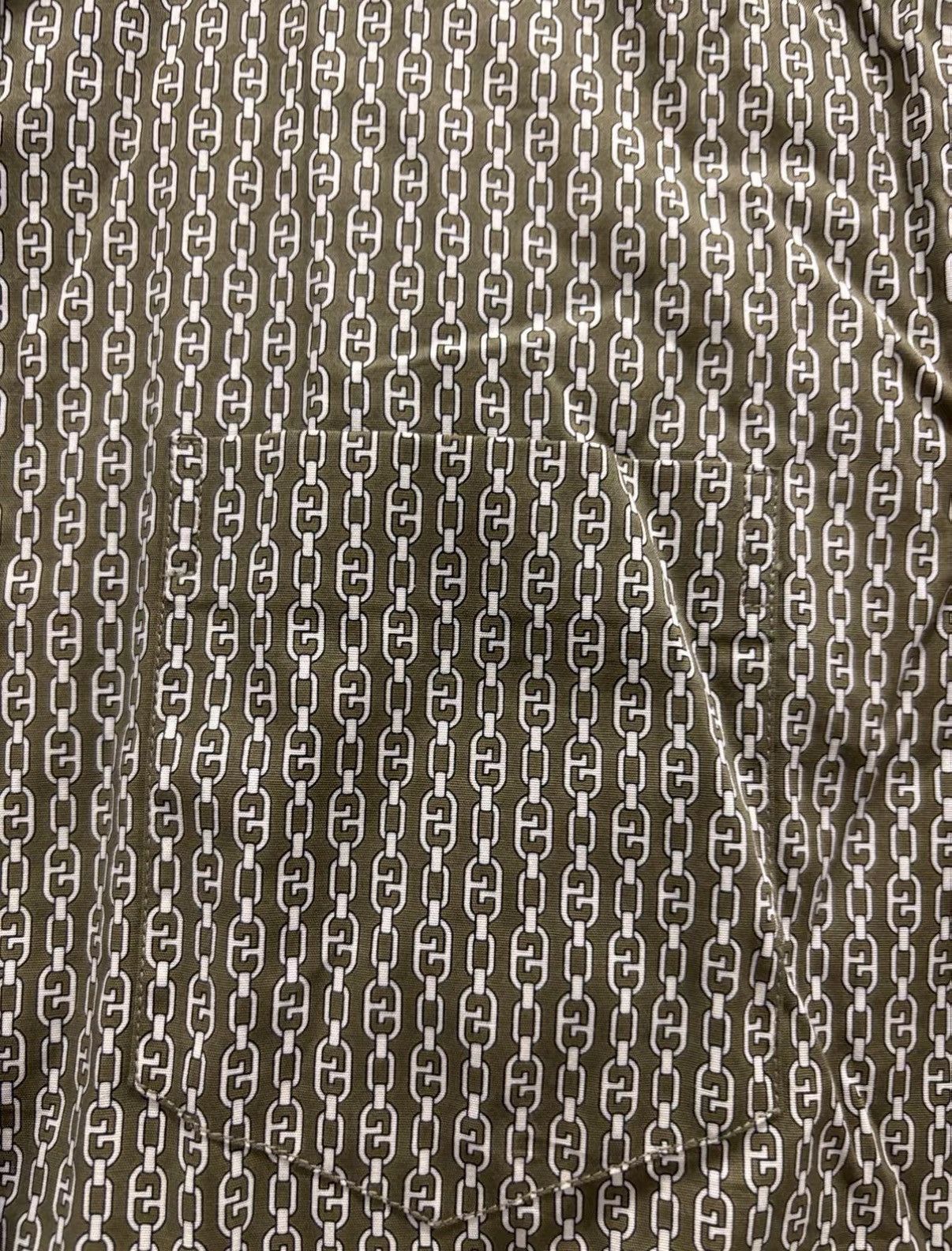 Gucci Green Short Sleeve Patterned Shirt XS Size US XS / EU 42 / 0 - 4 Thumbnail