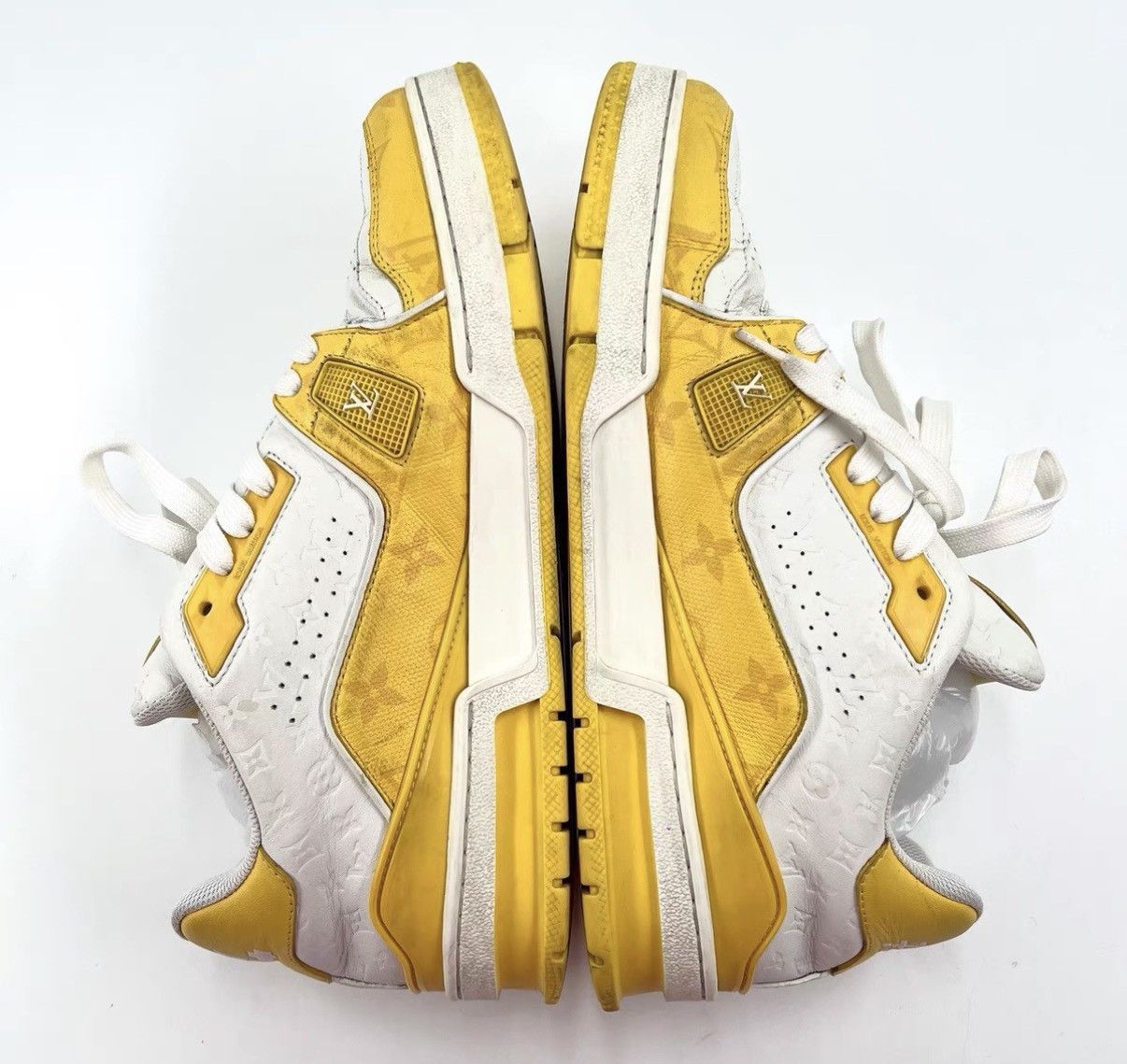 Louis Vuitton Yellow Low-Top Sneakers Size 8 Size US 8 / EU 41 - 6 Thumbnail