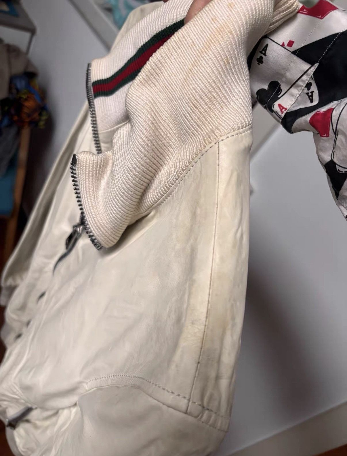 Gucci White Bomber Jacket Size S Size US S / EU 44-46 / 1 - 9 Thumbnail
