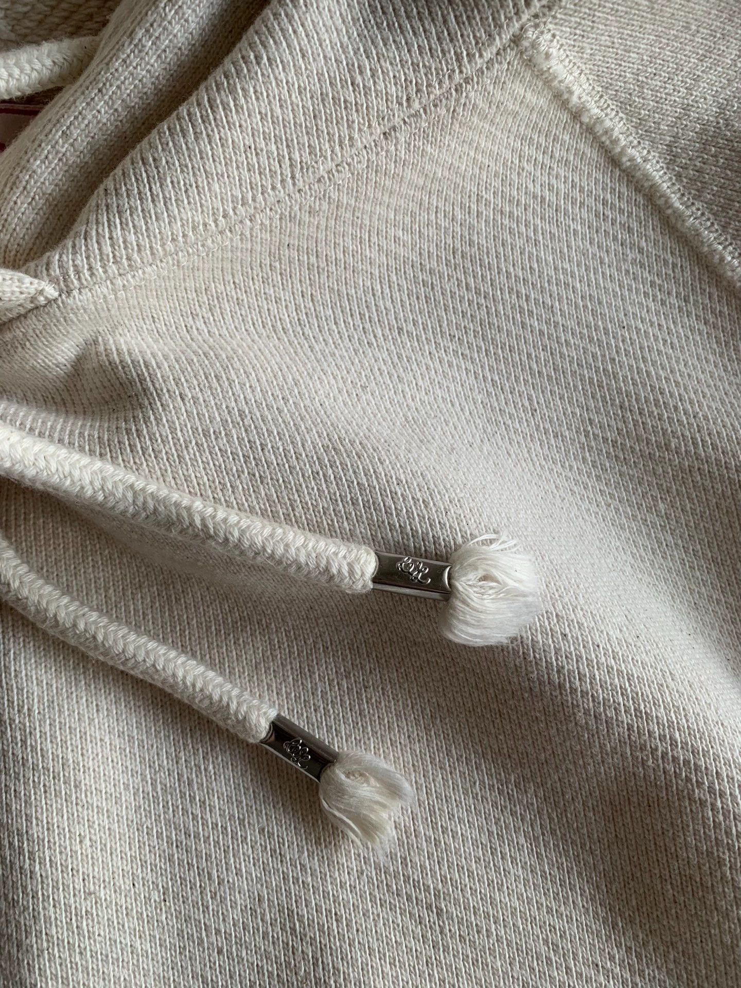 Wonderlooper White Hoodie with Drawstring and Kangaroo Pocket Size US XXL / EU 58 / 5 - 3 Thumbnail