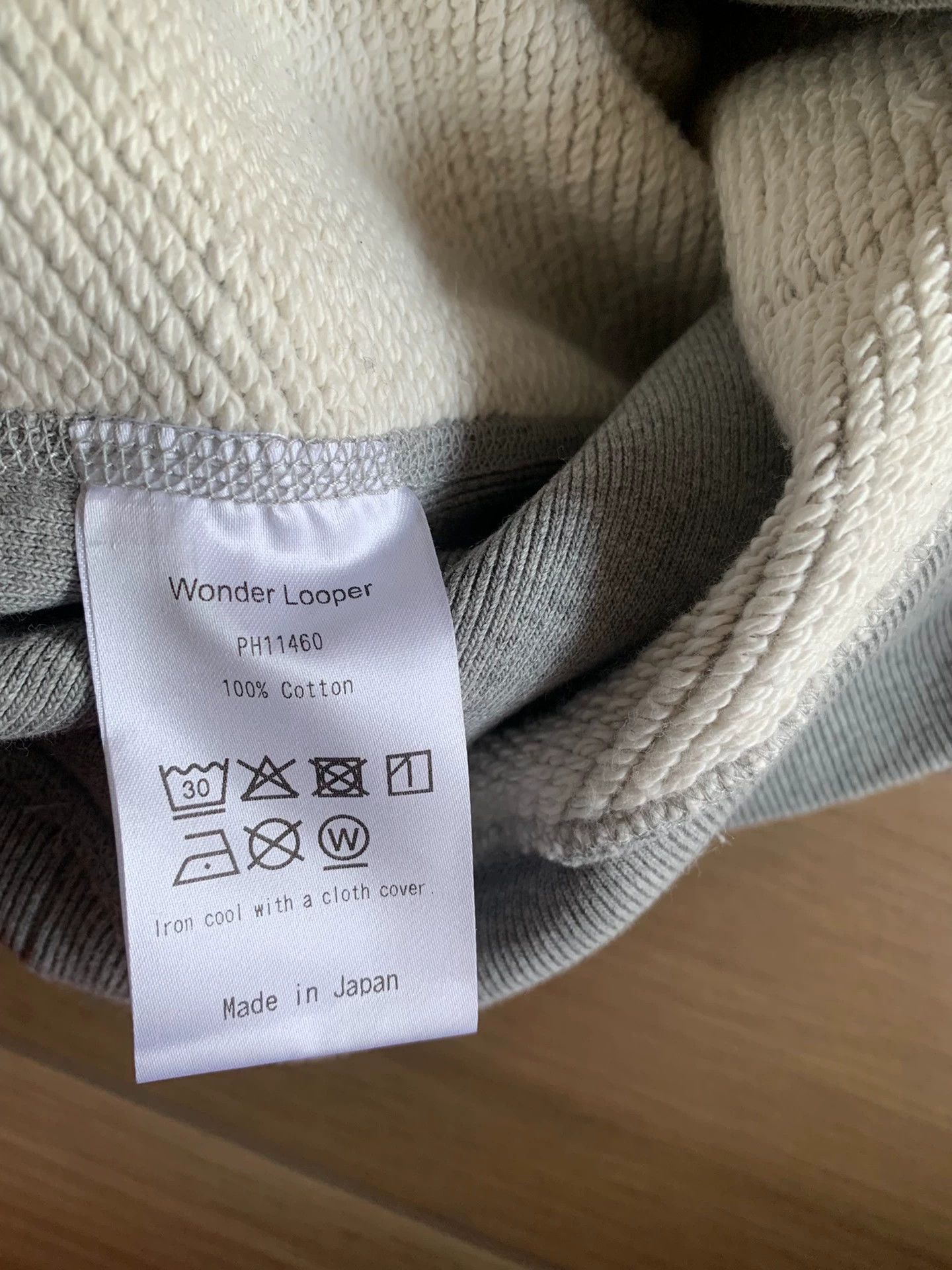 Wonderlooper Gray Hoodie with Drawstring and Front Pocket Size US XXL / EU 58 / 5 - 6 Thumbnail