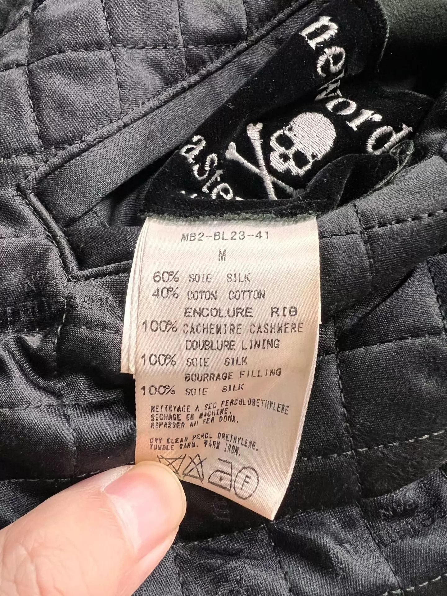 Mastermind Japan Black Skull Crossbones Embroidered Bomber Jacket Size US M / EU 48-50 / 2 - 5 Thumbnail