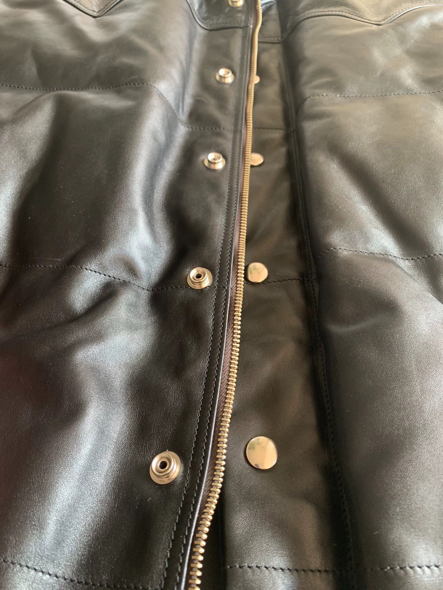 DOUBLE HELIX Black Leather Jacket - Size S Size US S / EU 44-46 / 1 - 8 Thumbnail