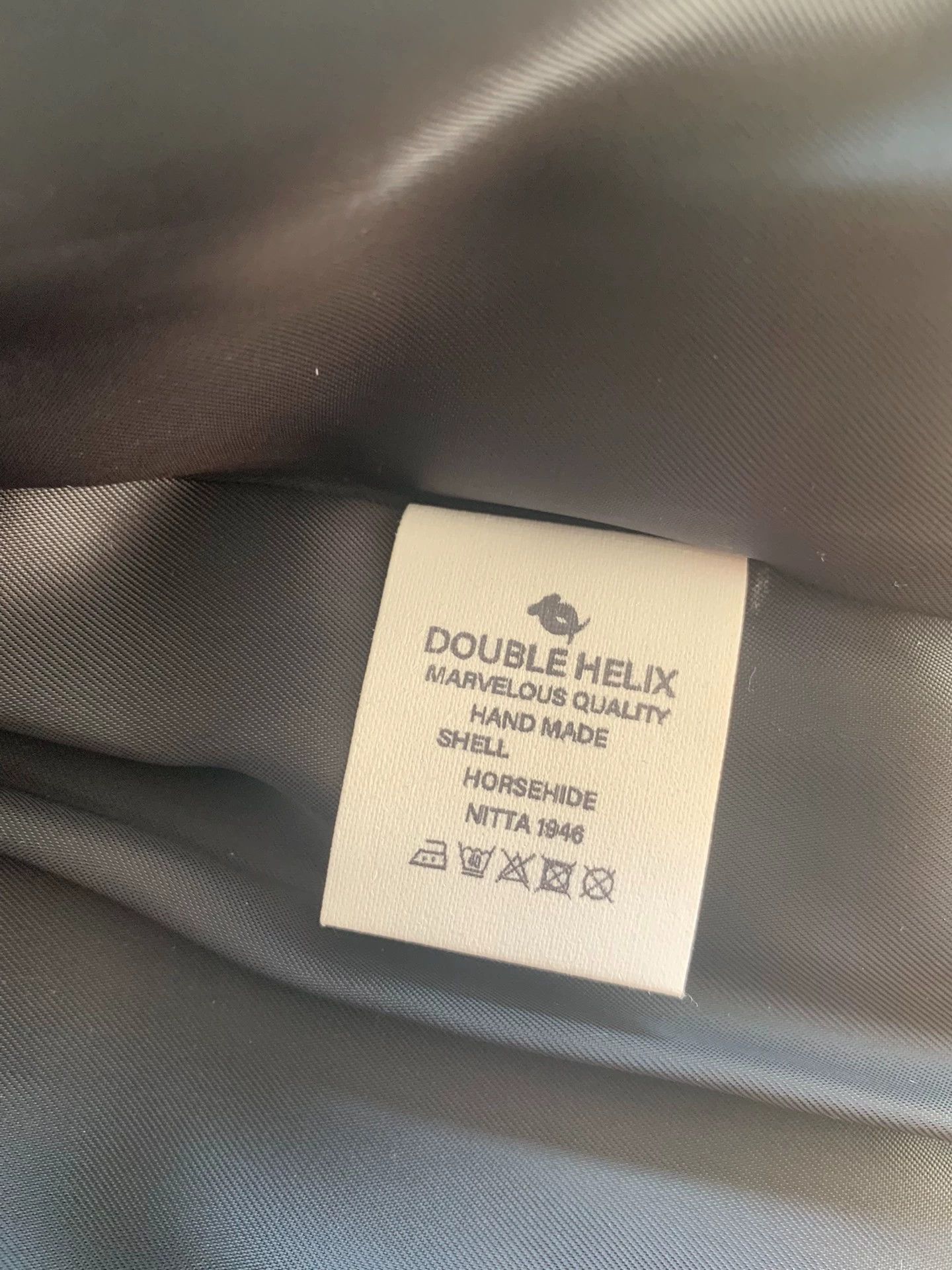 DOUBLE HELIX Black Leather Jacket - Size S Size US S / EU 44-46 / 1 - 5 Thumbnail