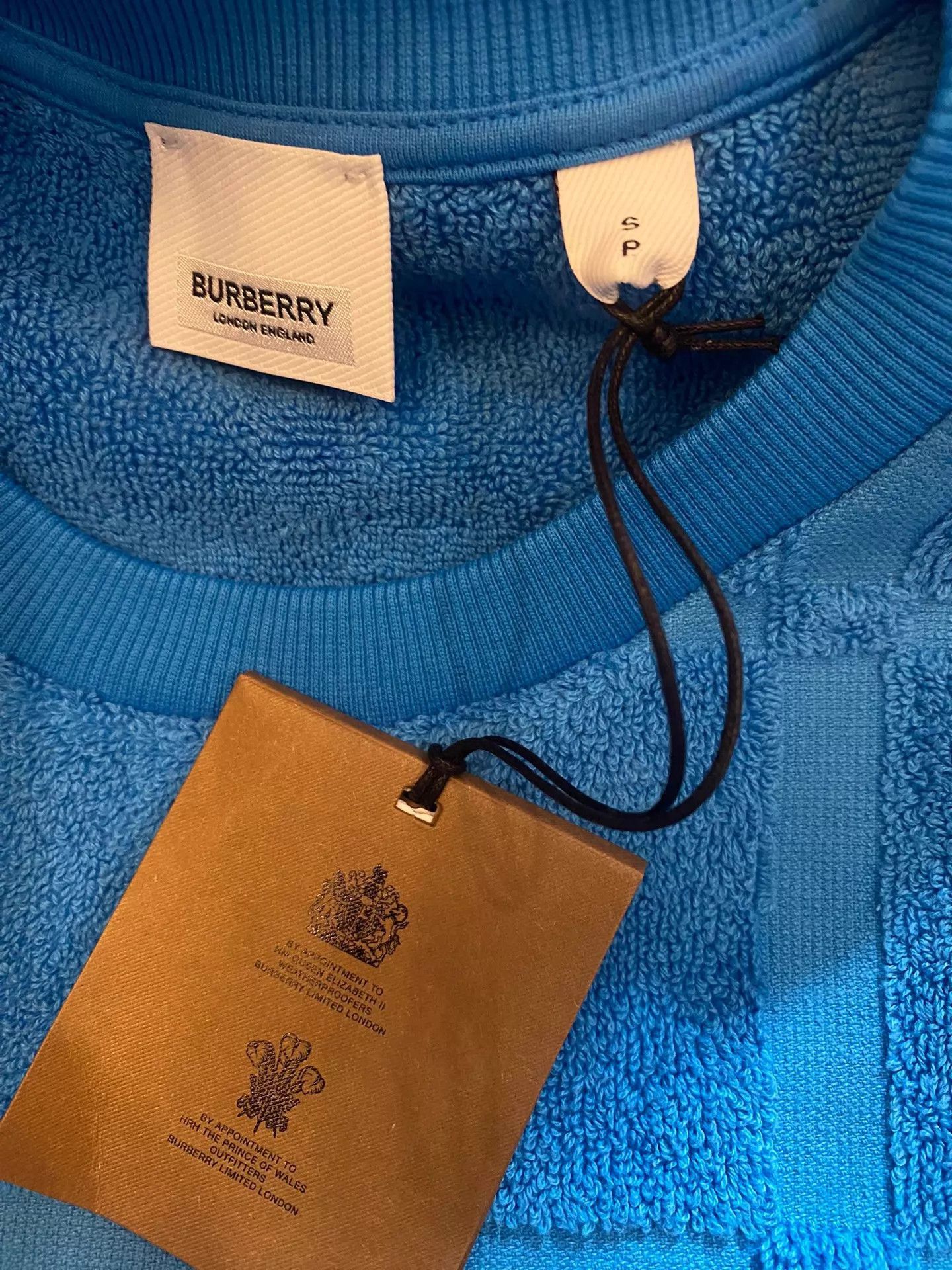 Burberry Blue Textured Check Short-Sleeve Shirt Size US S / EU 44-46 / 1 - 6 Thumbnail