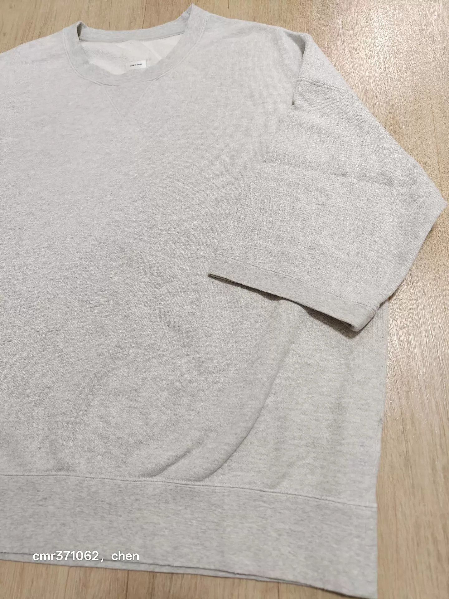 Visvim Gray Short Sleeve Crewneck Sweatshirt Size US L / EU 52-54 / 3 - 3 Thumbnail