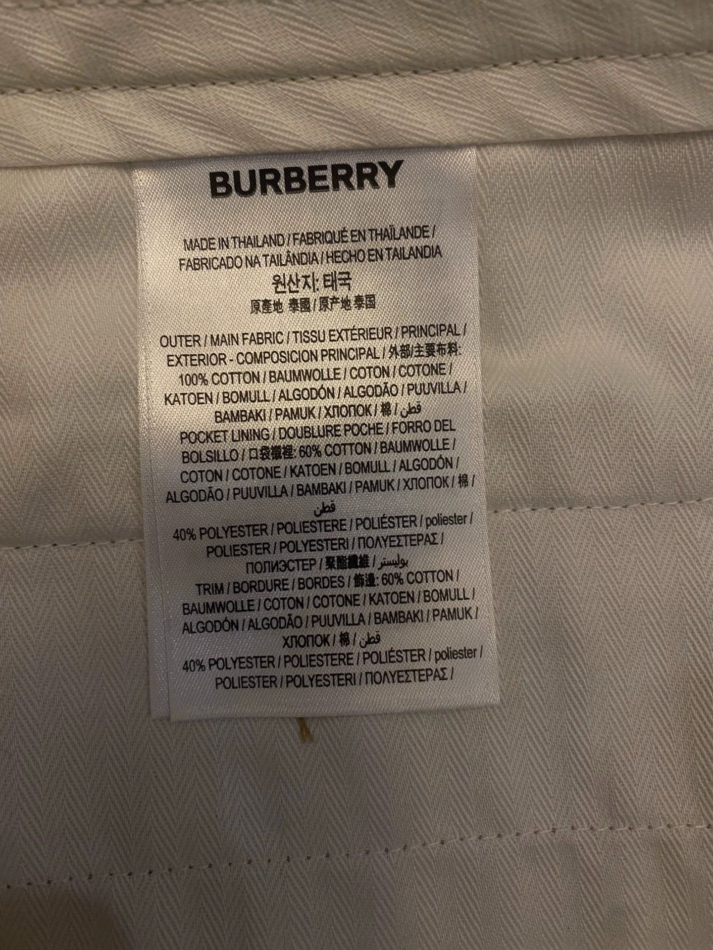 Burberry Beige Casual Pants Size 34 Size US 34 / EU 50 - 7 Thumbnail