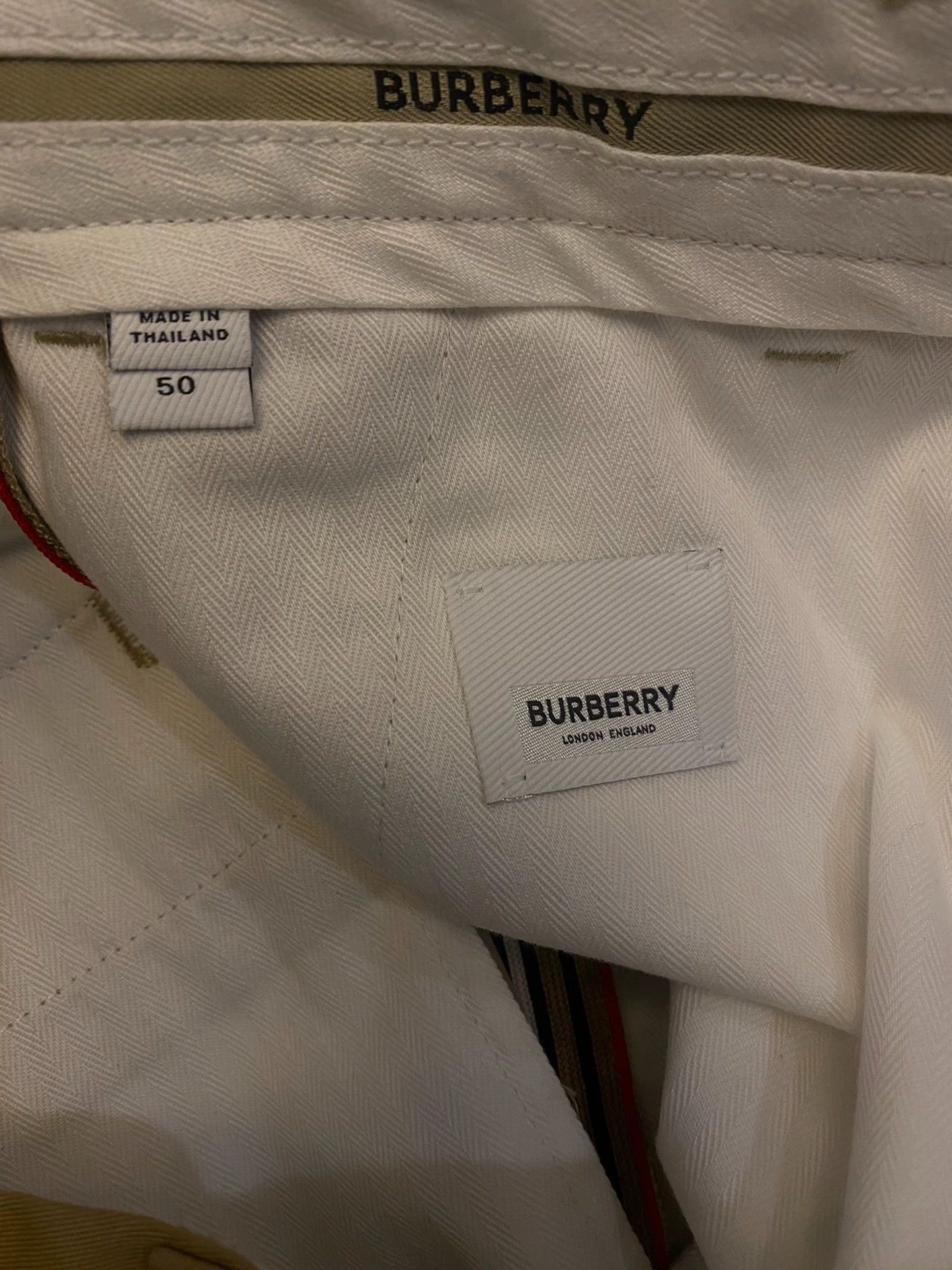 Burberry Beige Casual Pants Size 34 Size US 34 / EU 50 - 8 Thumbnail