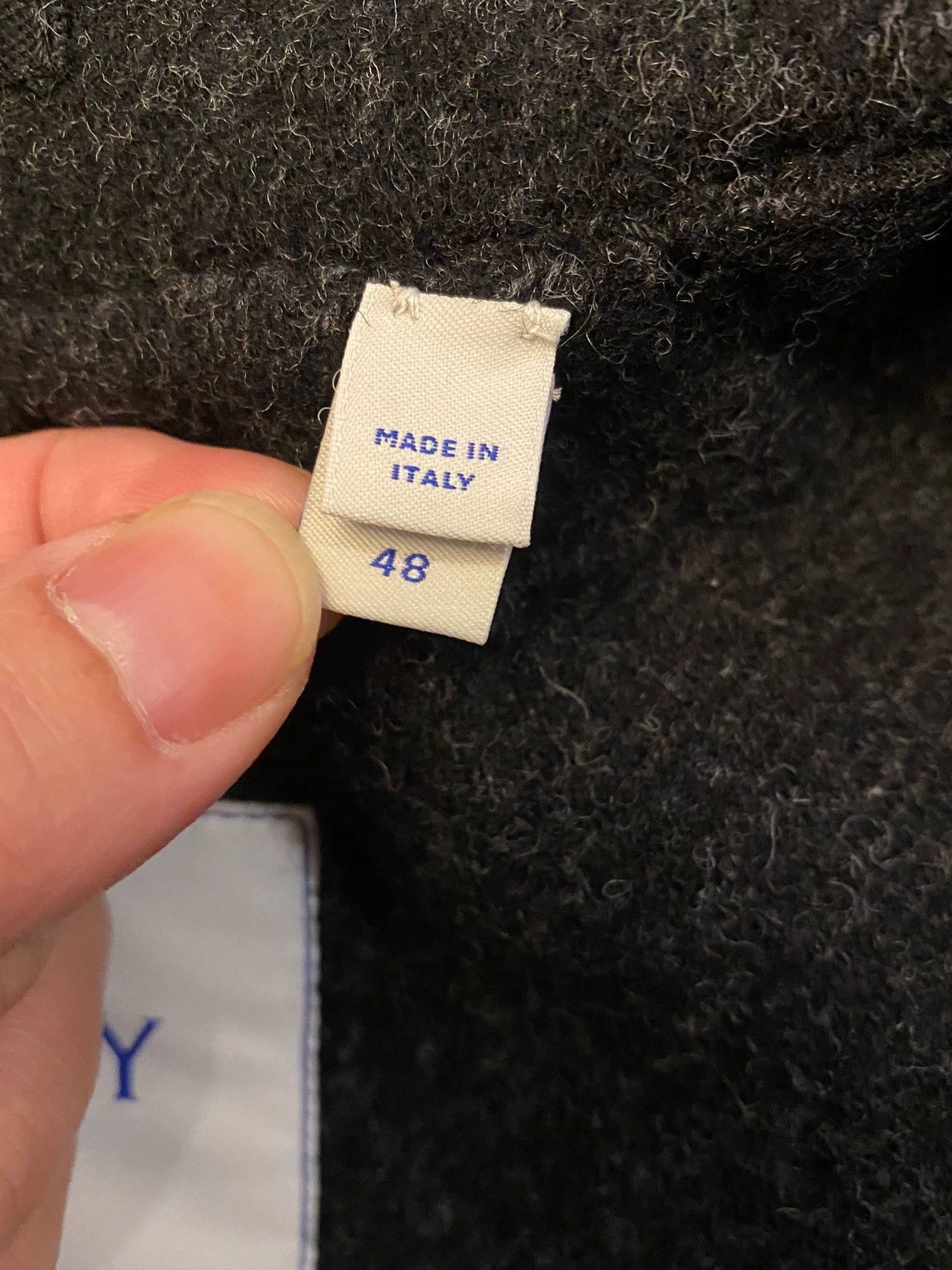 Burberry Black Short Wool Jacket with Button Front and Pockets Size US M / EU 48-50 / 2 - 7 Thumbnail
