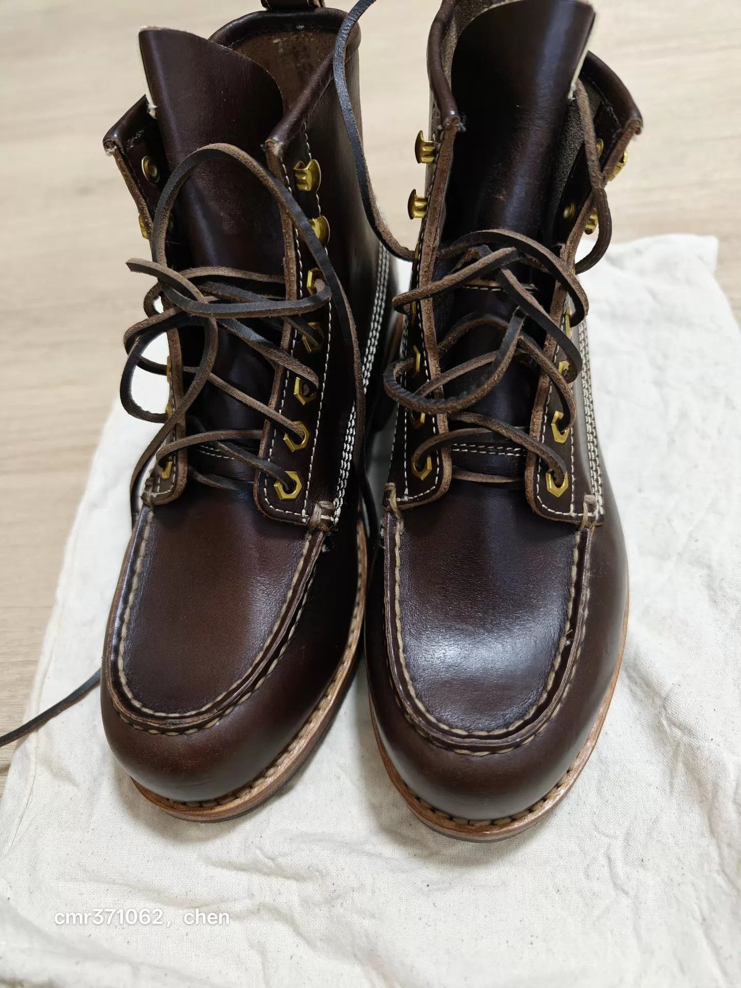 Visvim Brown Leather Lace-Up Boots Size US 9 / EU 42 - 8 Thumbnail