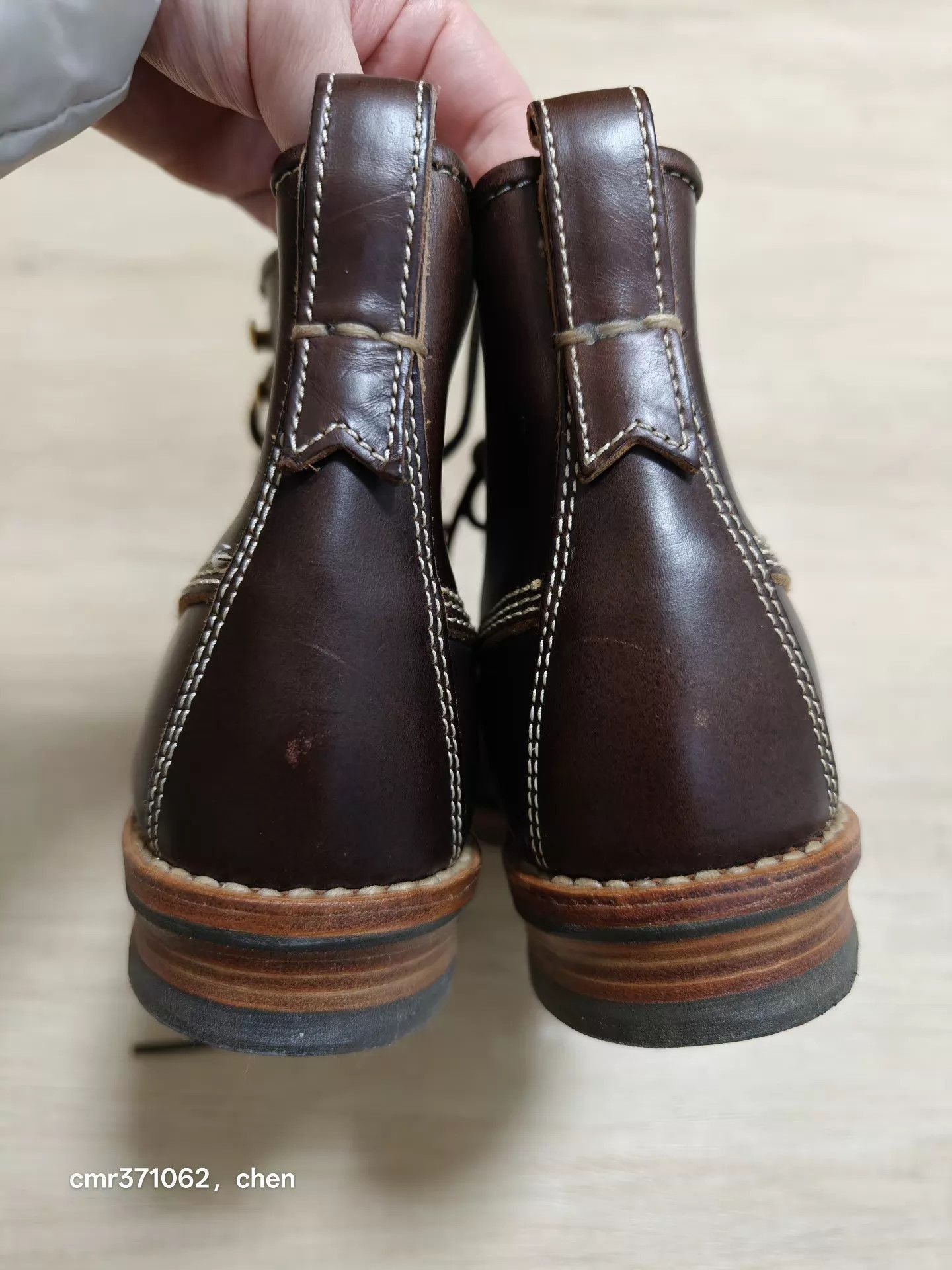 Visvim Brown Leather Lace-Up Boots Size US 9 / EU 42 - 5 Thumbnail