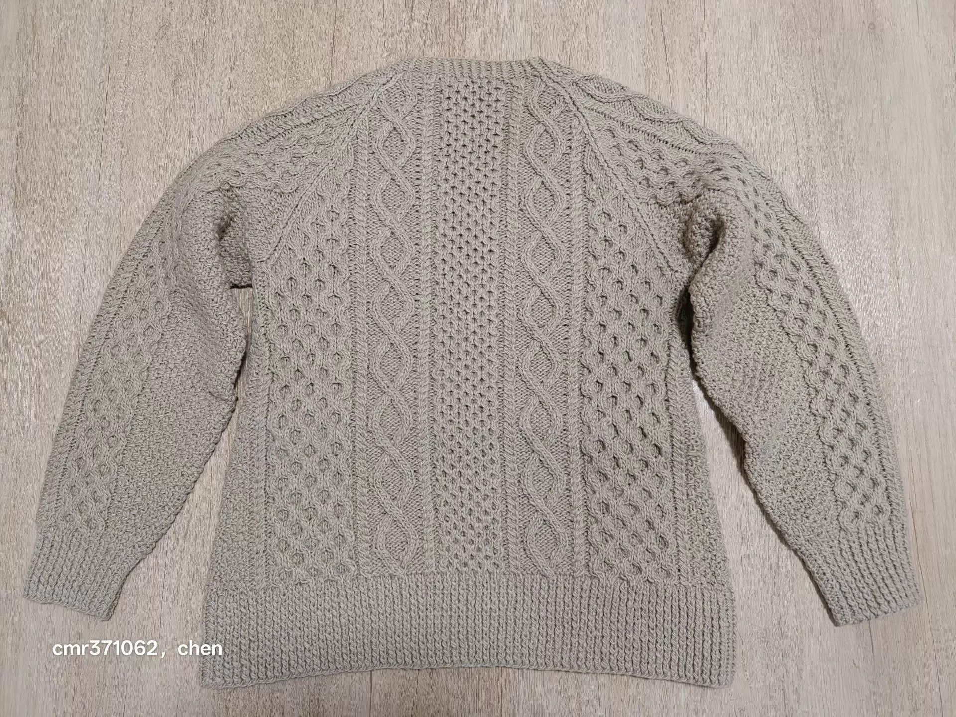 Visvim Beige Cable Knit Sweater Size L Size US L / EU 52-54 / 3 - 6 Thumbnail