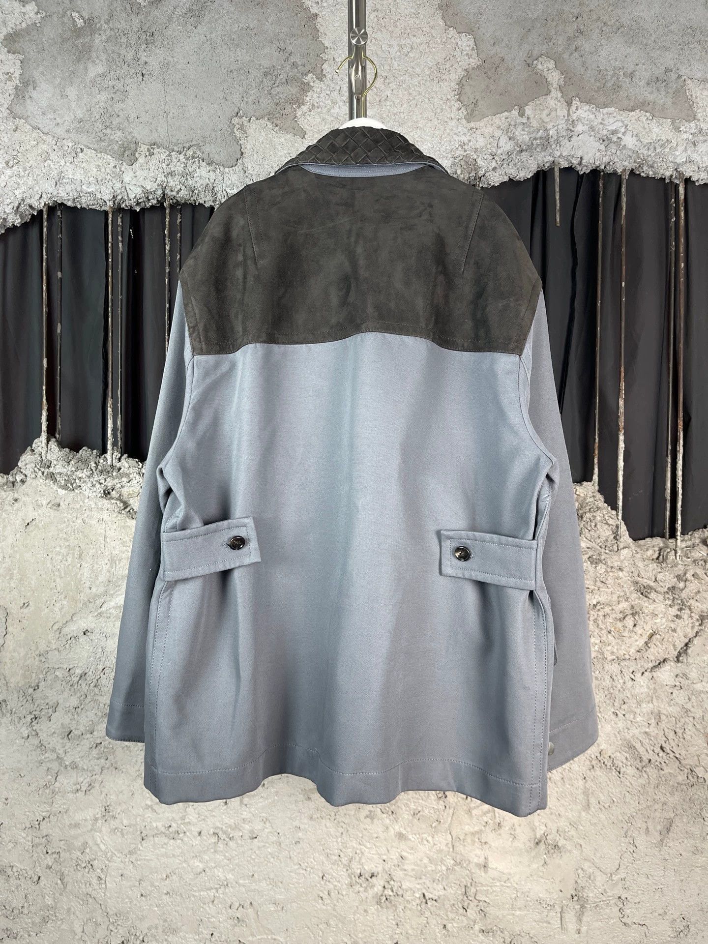 Bottega Veneta Gray Utility Jacket with Patch Pockets - Size S Size US S / EU 44-46 / 1 - 2 Thumbnail