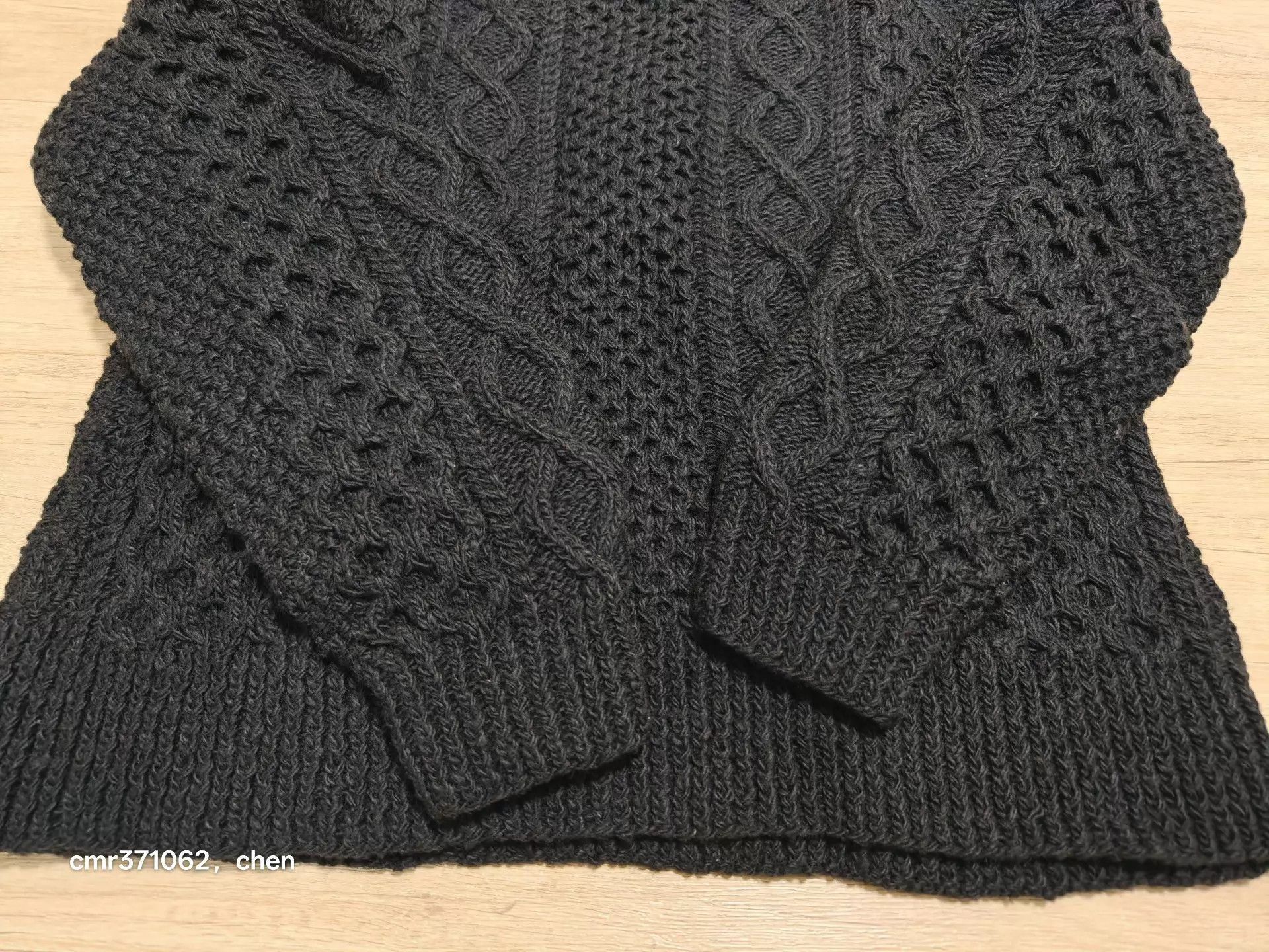Visvim Black Cable Knit Sweater Size S Size US S / EU 44-46 / 1 - 4 Thumbnail