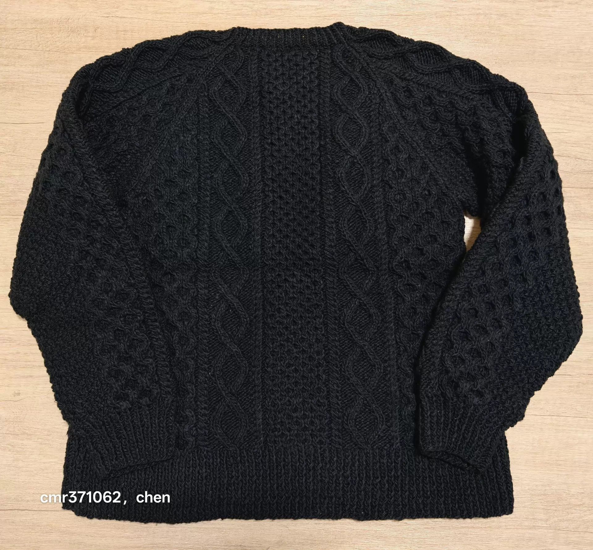 Visvim Black Cable Knit Sweater Size S Size US S / EU 44-46 / 1 - 6 Thumbnail