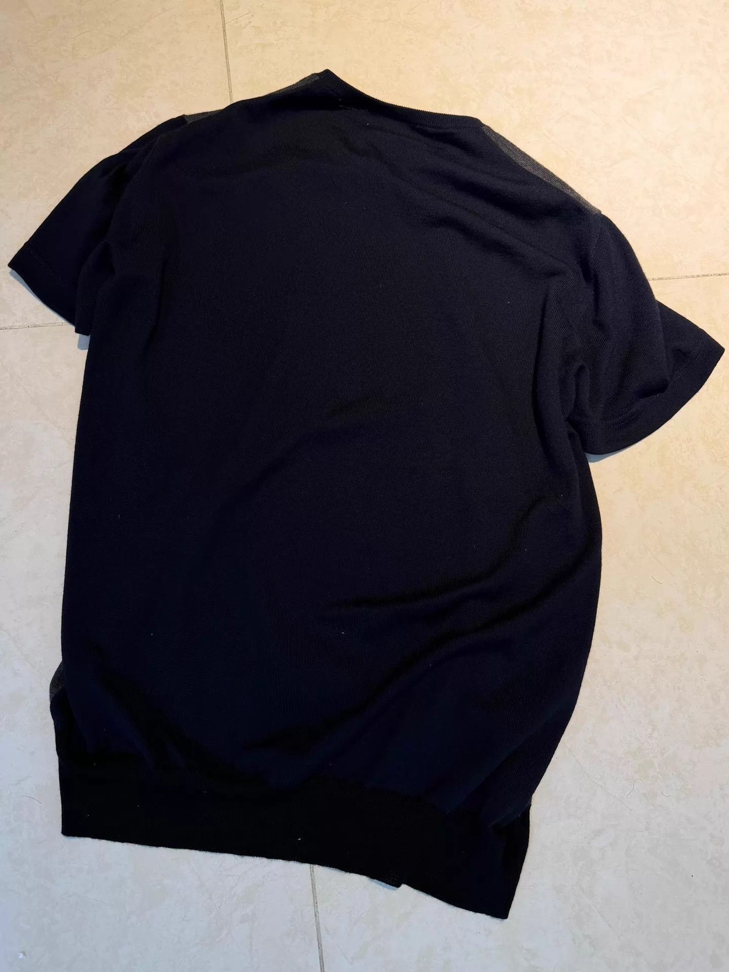 Prada Multi Color Short Sleeve Round Neck Shirt Size US XXS / EU 40 - 3 Thumbnail