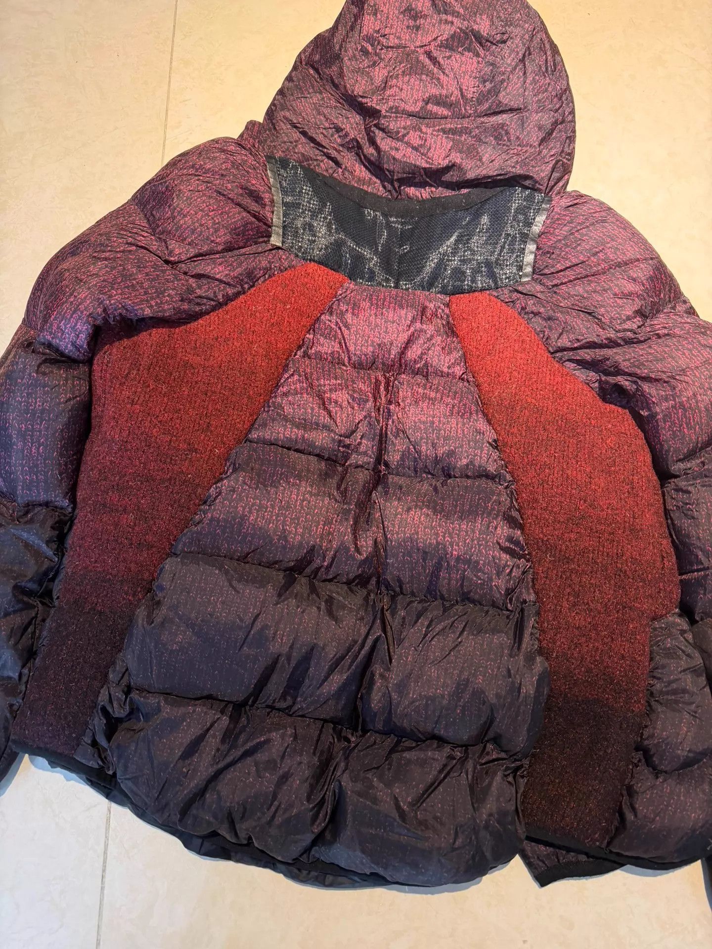 Undercover Red Heavy Insulated Hooded Jacket Size S Size US S / EU 44-46 / 1 - 6 Thumbnail