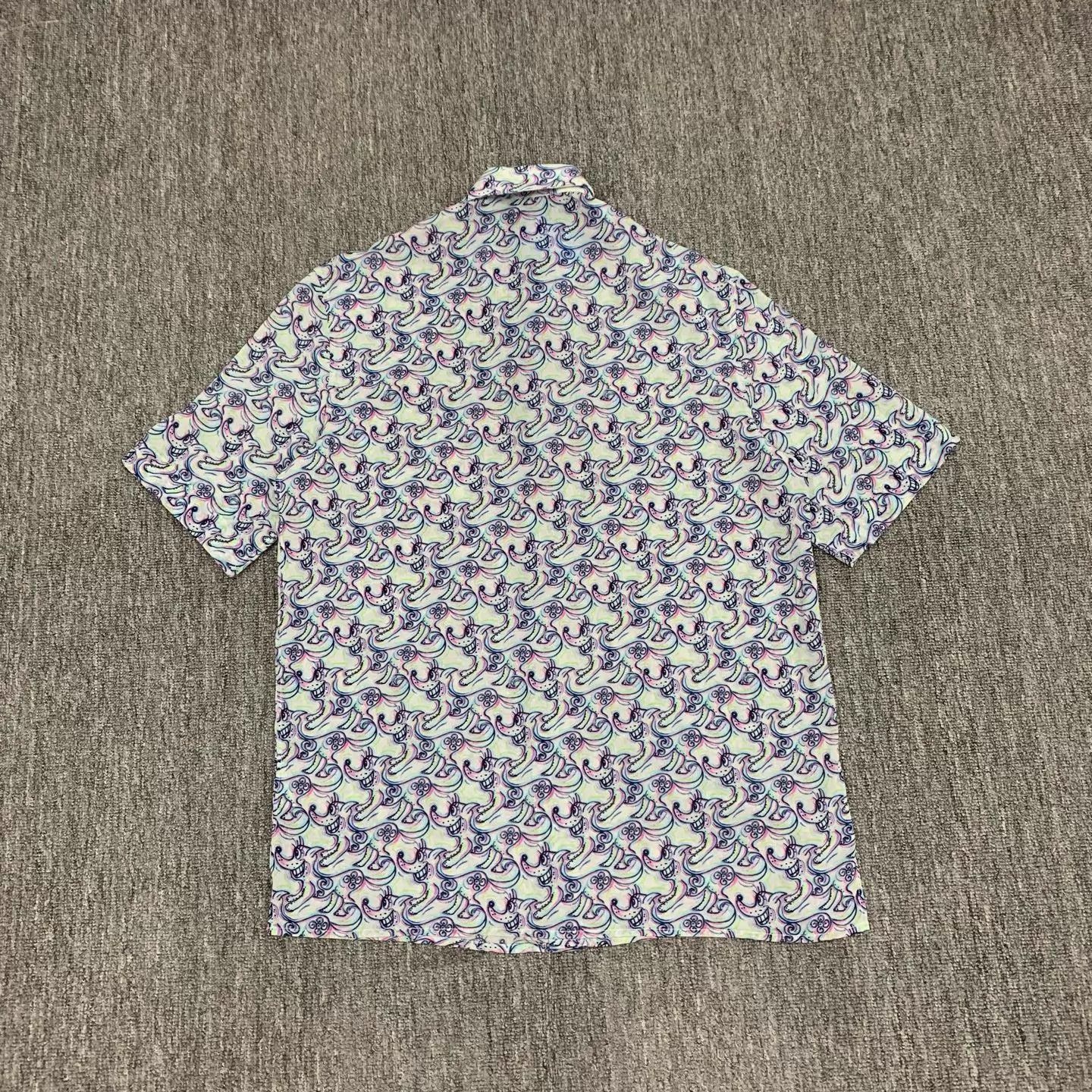 Dior Multi-Color Printed Short Sleeve Shirt Size US M / EU 48-50 / 2 - 2 Thumbnail
