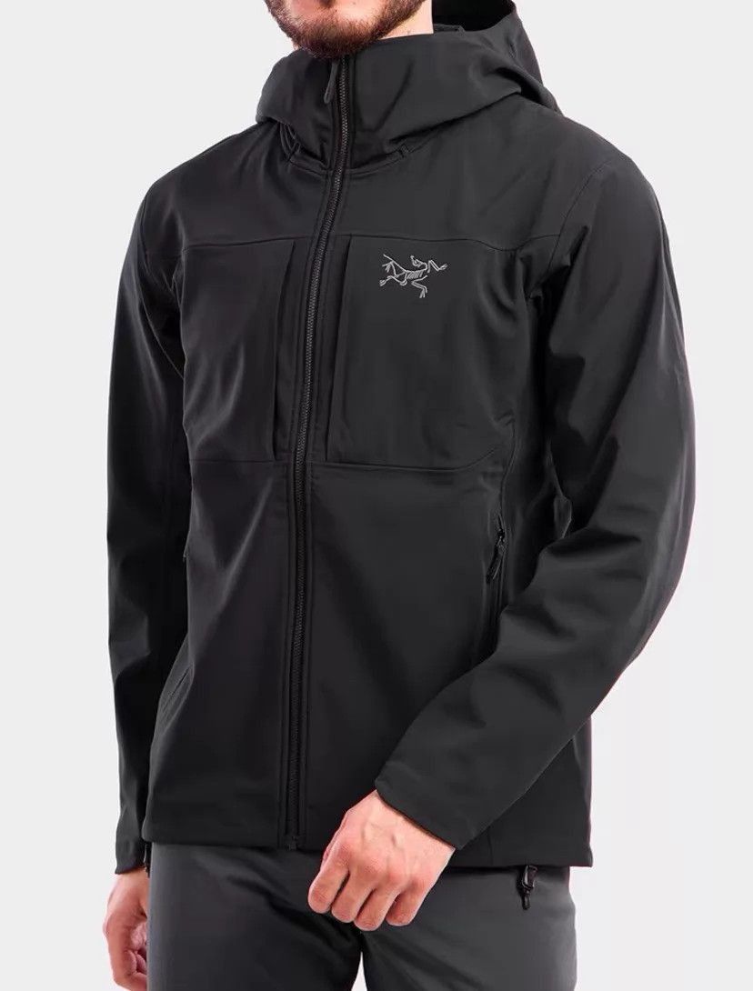 Arc'teryx Black Hooded Light Jacket - Size L Size US L / EU 52-54 / 3 - 4 Thumbnail