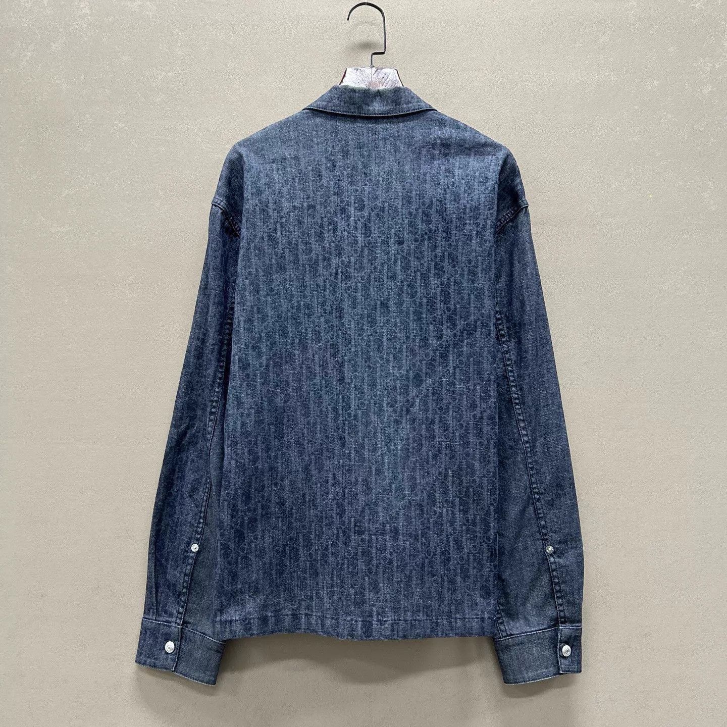 Dior Blue Denim Long Sleeve Button-Up Shirt Size US S / EU 44-46 / 1 - 2 Thumbnail