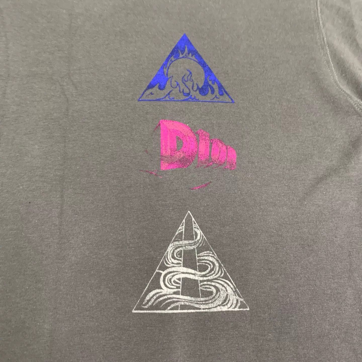 Dior Gray Short-Sleeve Graphic T-Shirt Size US L / EU 52-54 / 3 - 7 Thumbnail