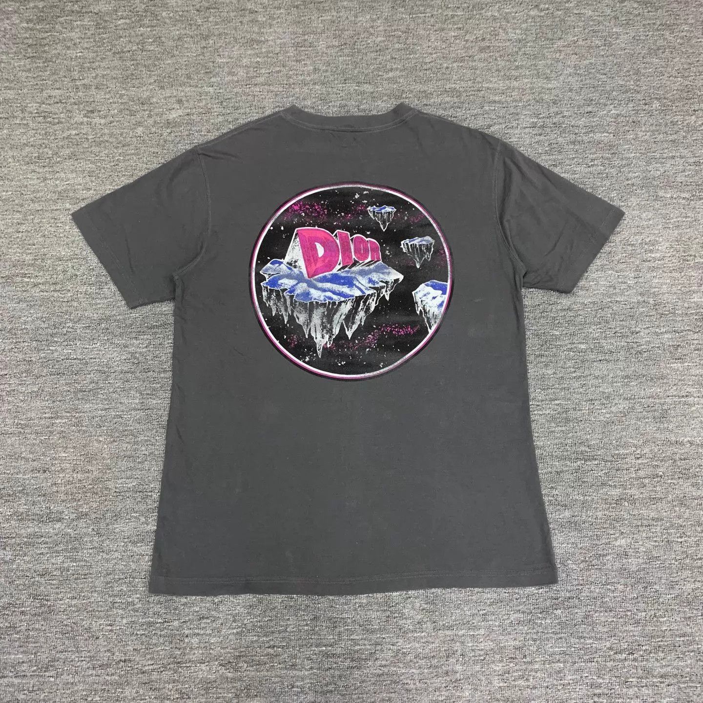 Dior Gray Short-Sleeve Graphic T-Shirt Size US L / EU 52-54 / 3 - 2 Thumbnail