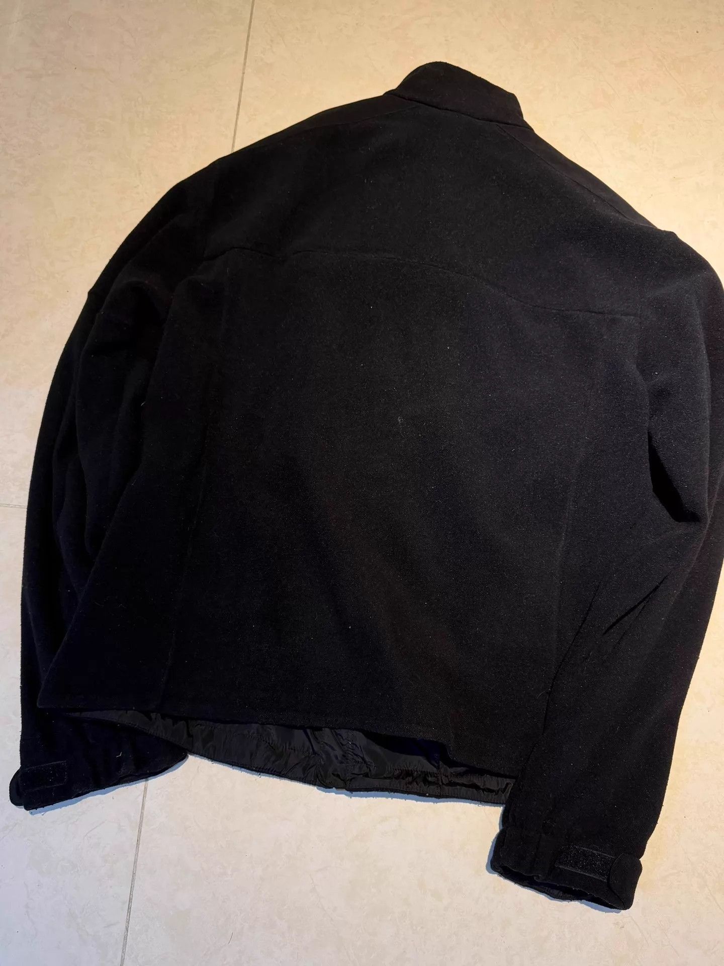Prada Black High Collar Long Sleeve Top Size US XL / EU 56 / 4 - 2 Thumbnail
