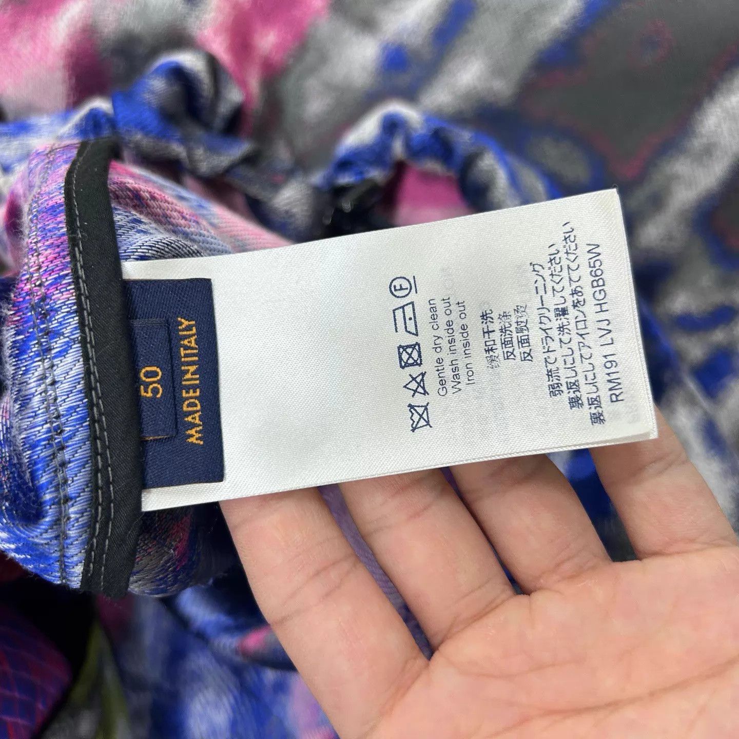 Louis Vuitton Multi-Color Tie-Dye Patchwork Hooded Jacket Size US M / EU 48-50 / 2 - 4 Thumbnail