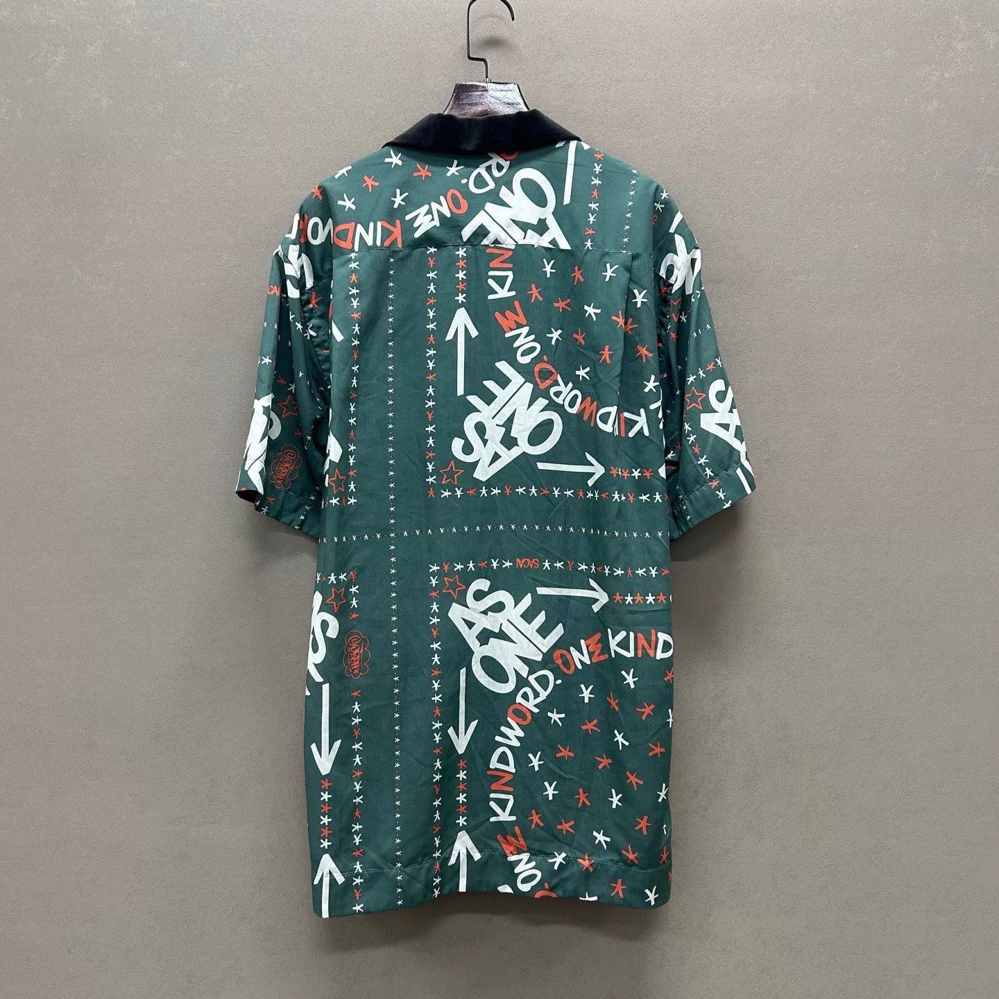 Sacai Multi-Color Print Short Sleeve Button-Up Shirt Size US M / EU 48-50 / 2 - 2 Thumbnail
