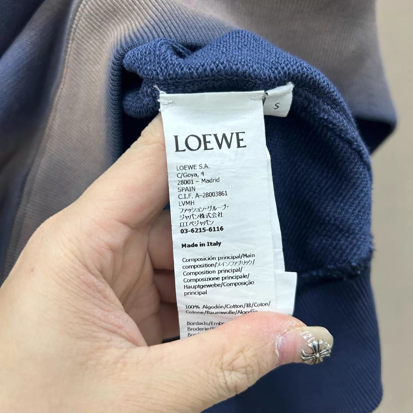 Loewe Multi Color Oversized Sweatshirt Size US S / EU 44-46 / 1 - 5 Thumbnail