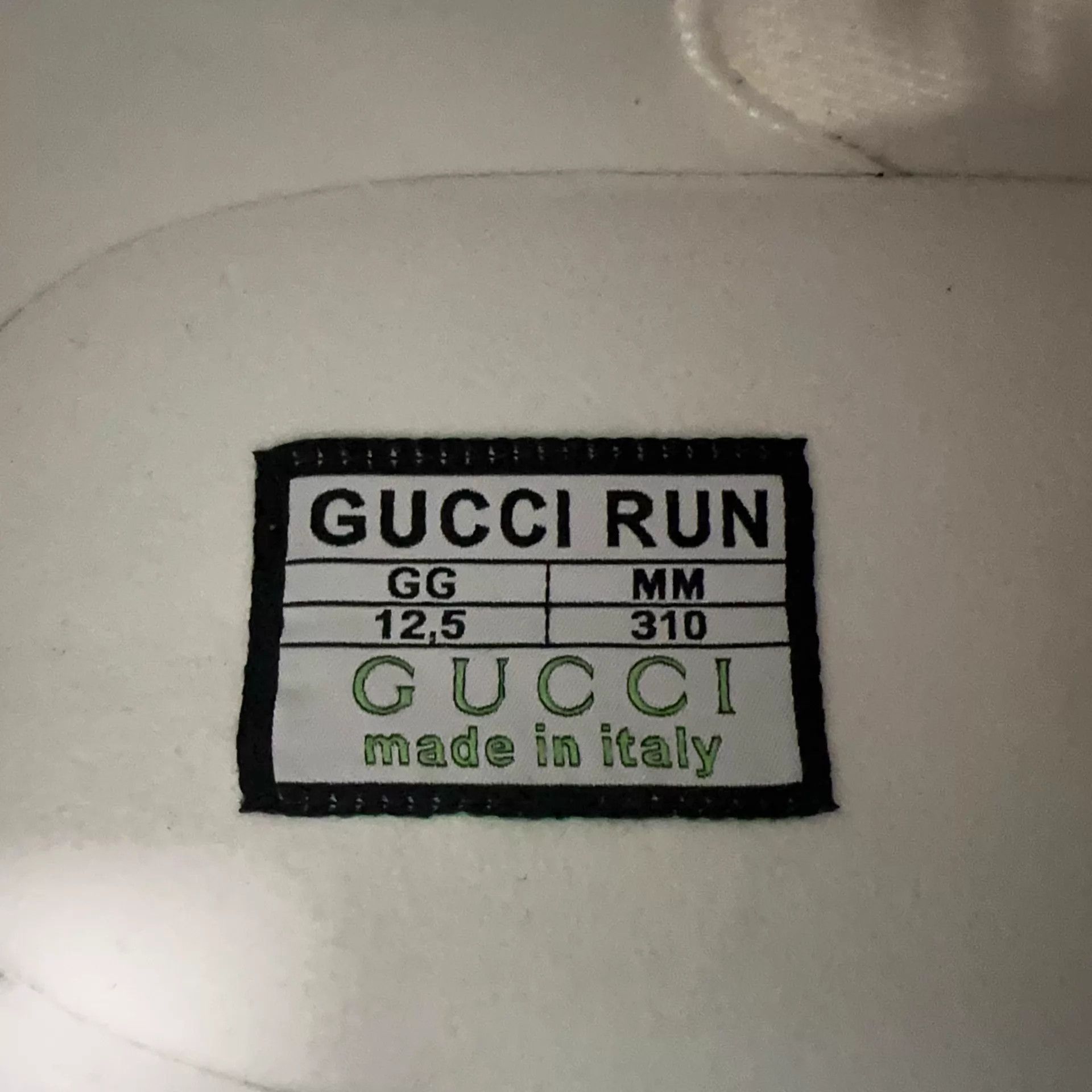 Gucci White Low-Top Sneakers Size 13 Size US 13 / EU 46 - 5 Thumbnail