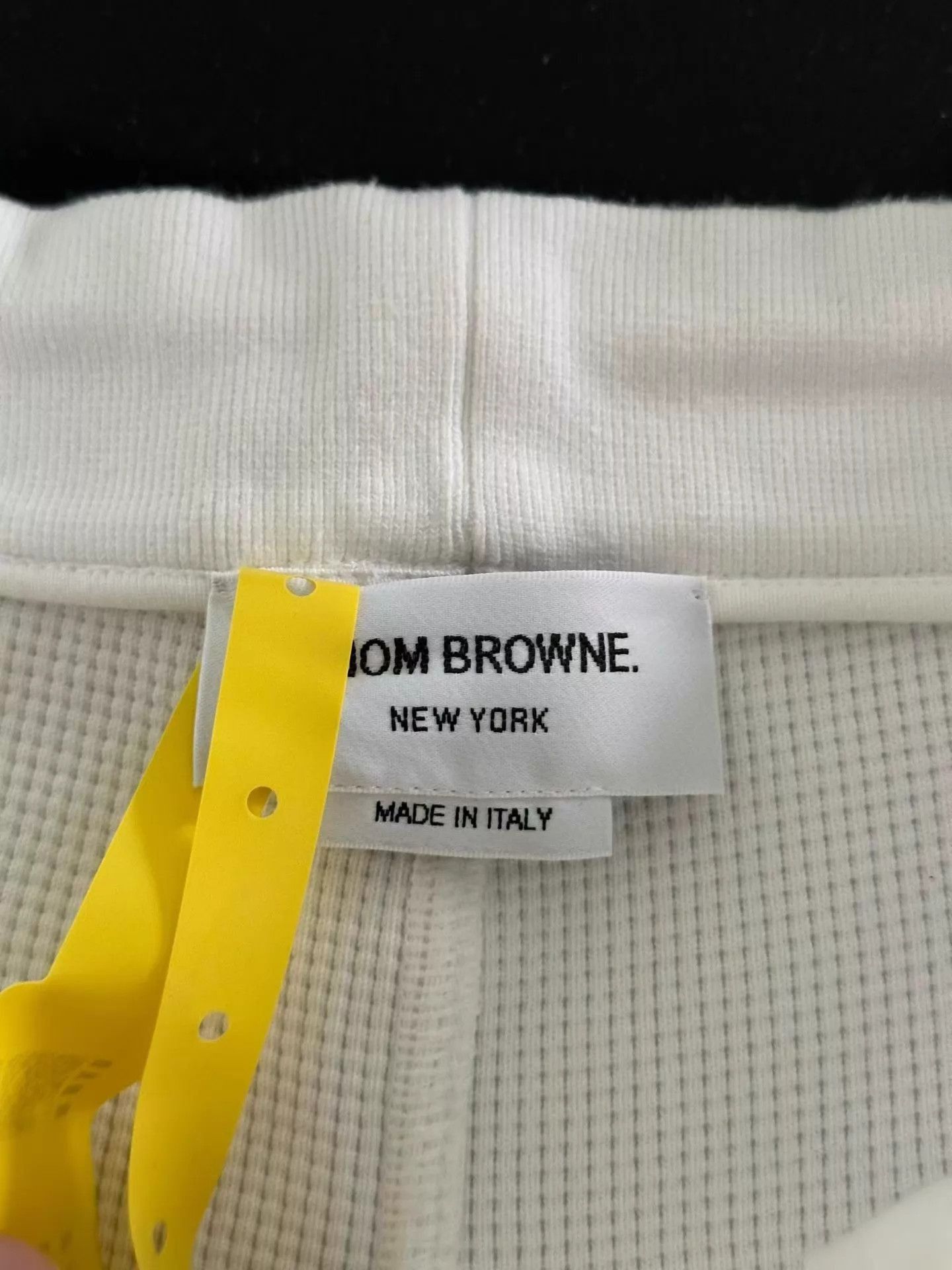 Thom Browne White Striped Sweatpants with Drawstring Size US 32 / EU 48 - 3 Thumbnail