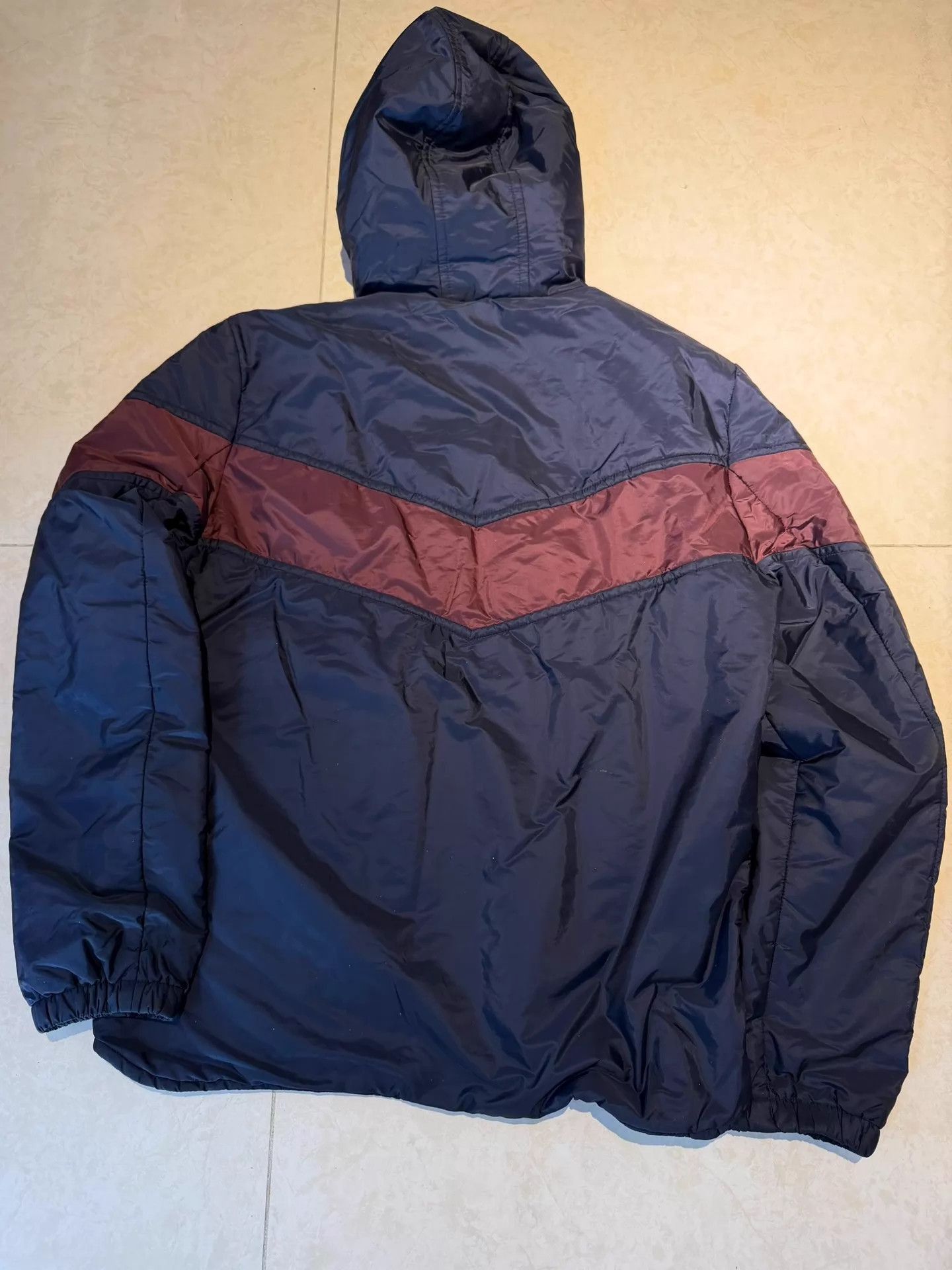 Prada Blue Hooded Jacket with Color Block Design Size US M / EU 48-50 / 2 - 3 Thumbnail
