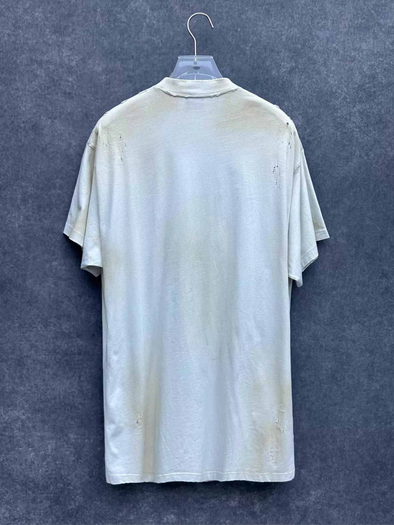Balenciaga White Short-Sleeve Graphic T-Shirt Size US S / EU 44-46 / 1 - 2 Thumbnail