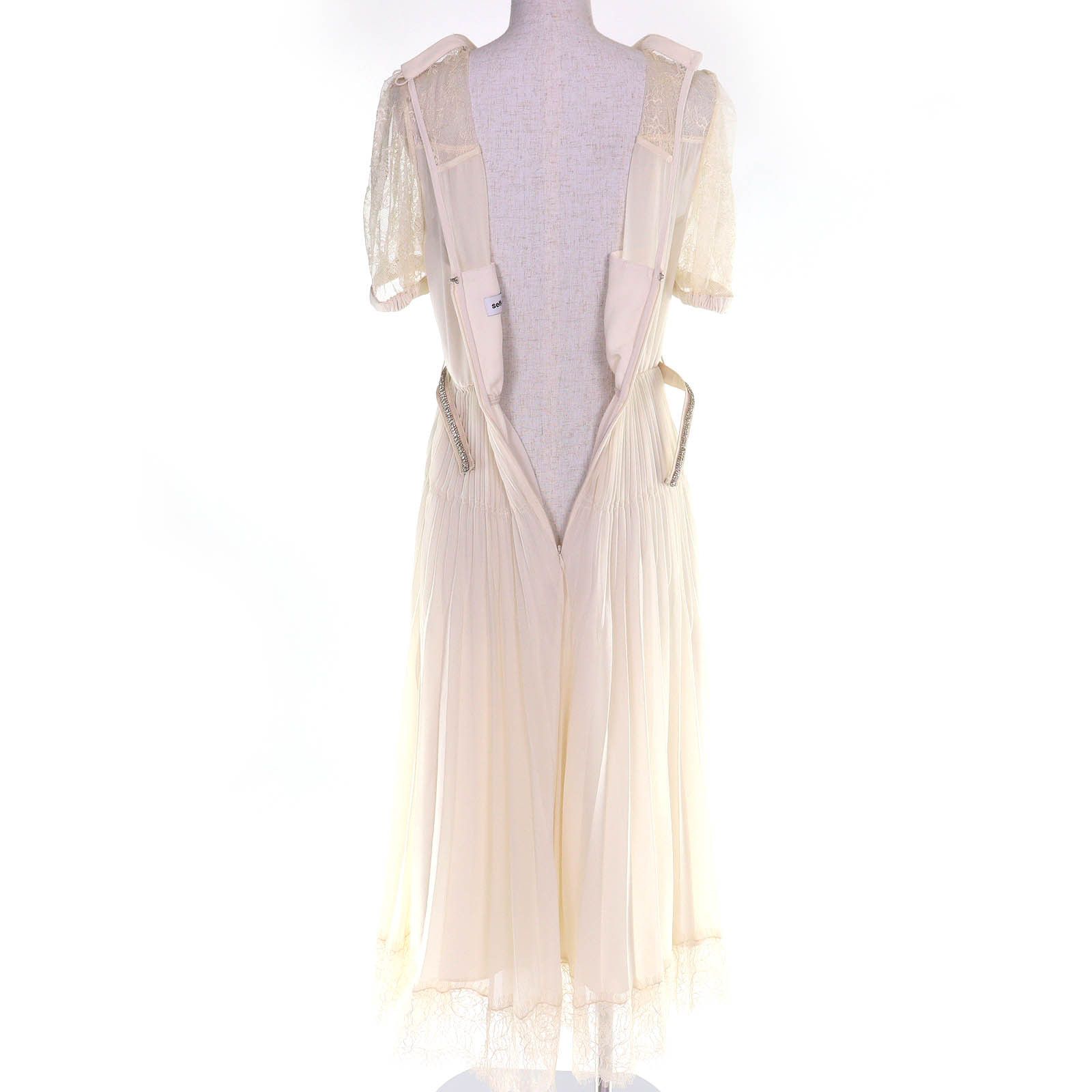 Other Other Self Portrait Lace Chiffon Pleated Dress Textile Dresses DUTY FREE for USA Size ONE SIZE - 5 Thumbnail