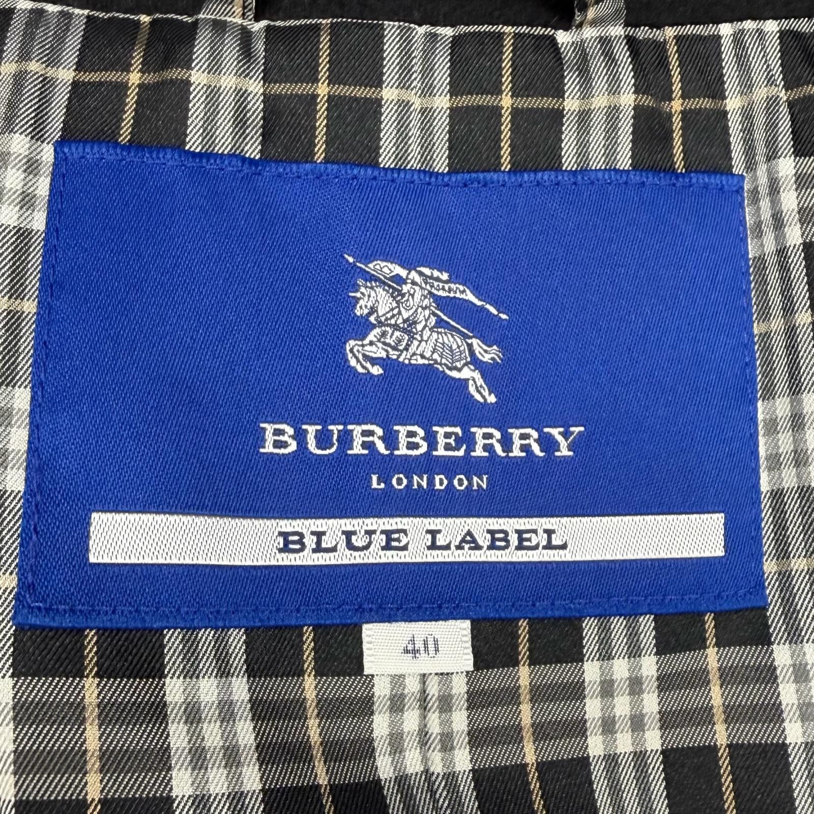 Burberry Burberry Burberry Blue Label Wool Angora Coat Textile Outerwear DUTY FREE for USA Size ONE SIZE - 9 Thumbnail