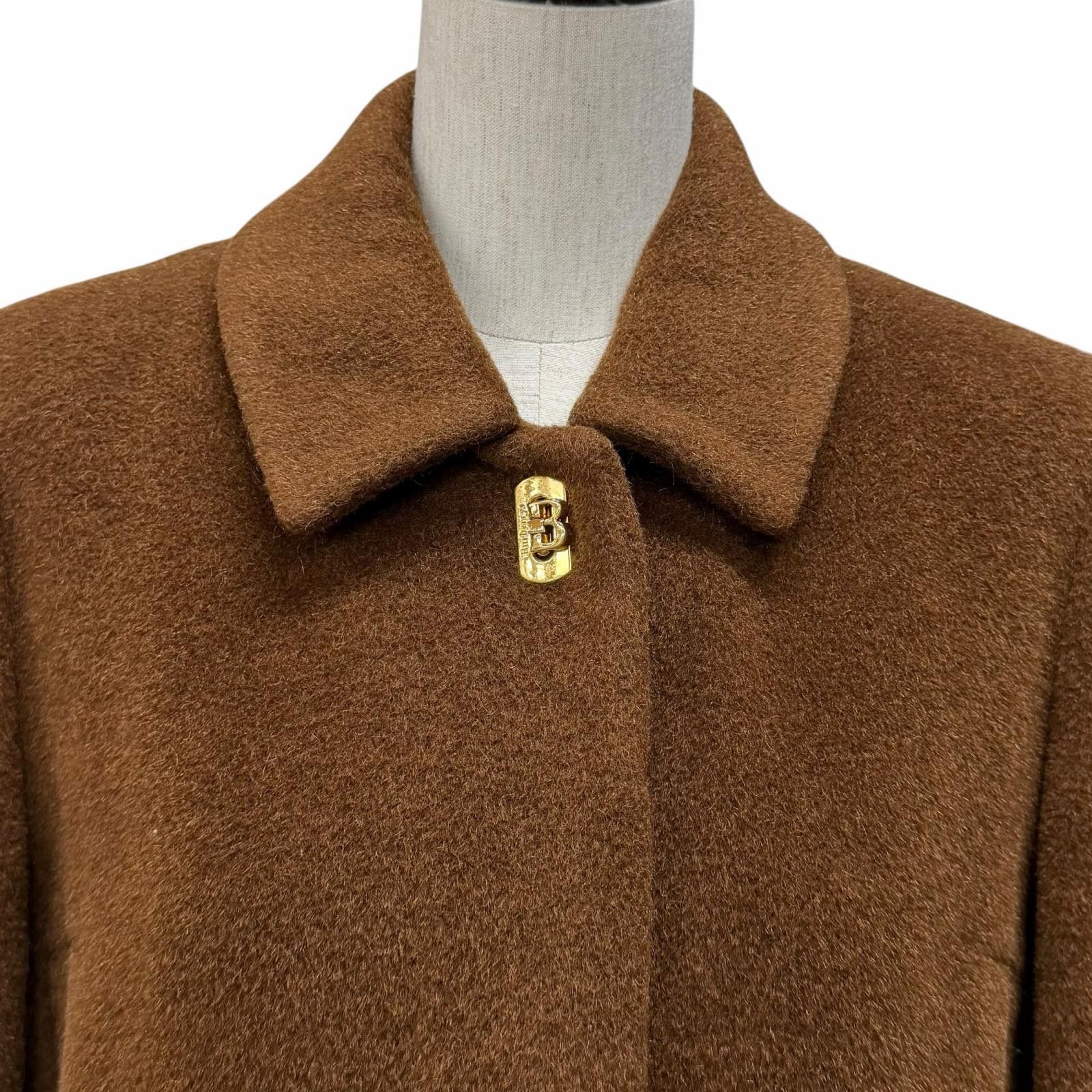 Burberry Burberry Burberrys Wool Mohair Coat Textile Outerwear DUTY FREE for USA Size ONE SIZE - 4 Thumbnail