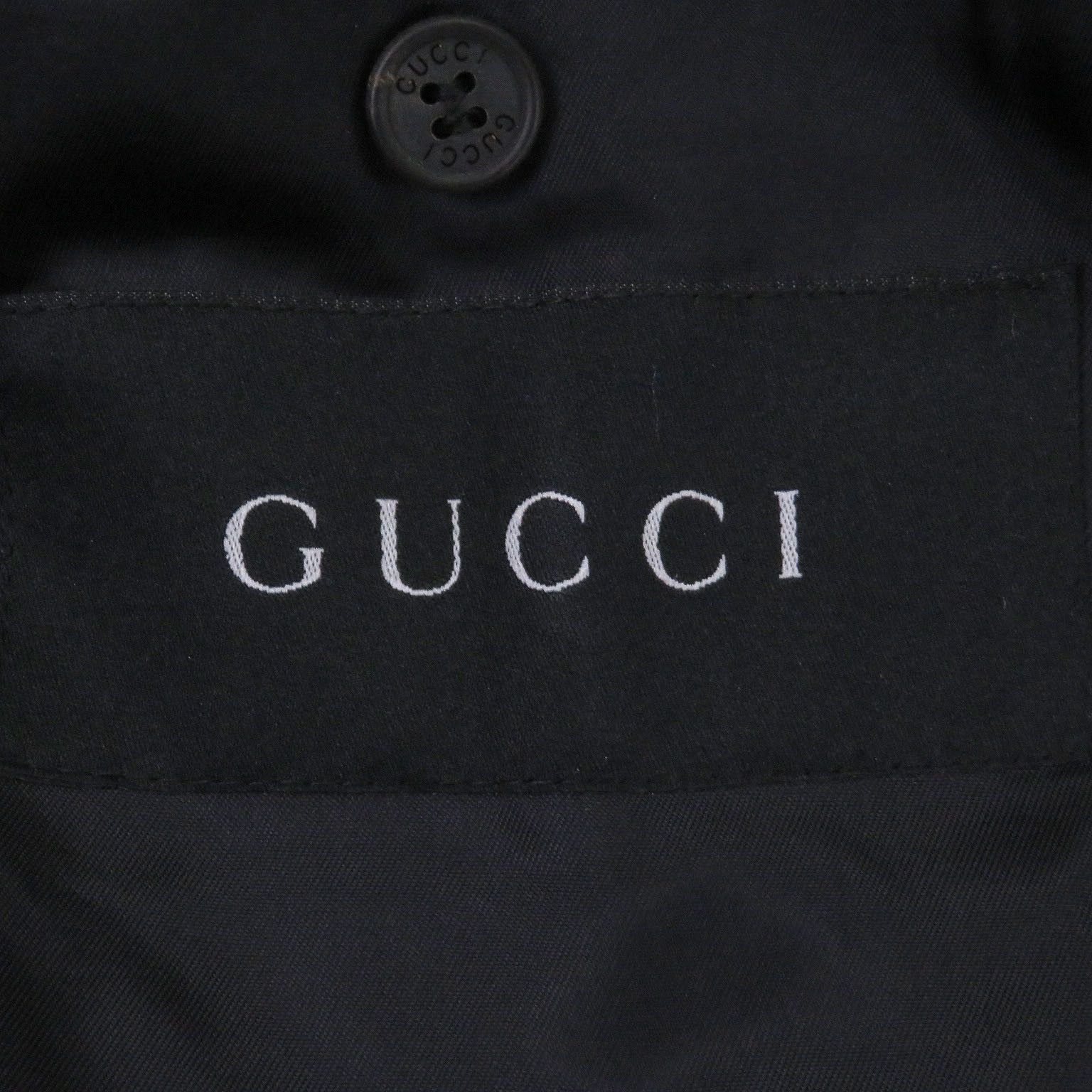 Gucci Gucci Gucci Chester Wool Coat Textile Outerwear DUTY FREE for USA Size ONE SIZE - 6 Thumbnail