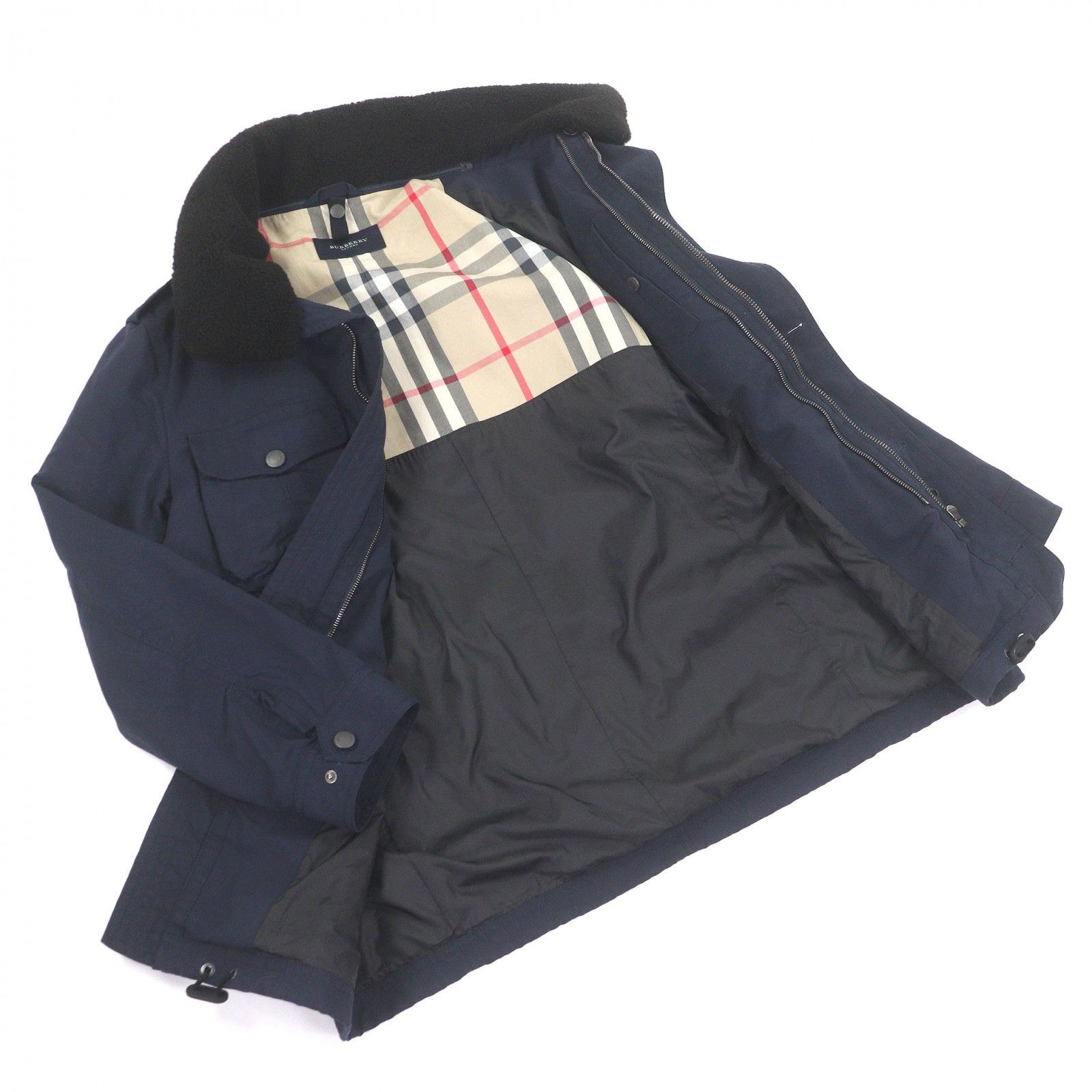 Burberry Burberry Burberry London Sheepskin Collar 3way Field Jacket Textile Outerwear DUTY FREE for USA Size ONE SIZE - 4 Thumbnail