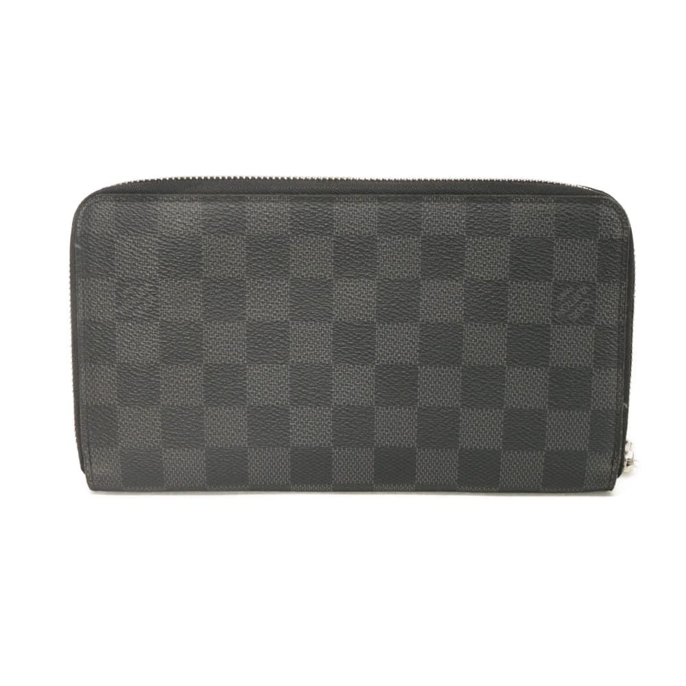 Louis Vuitton Louis Vuitton Louis Vuitton Zippy Organizer NM Damier Graphite Long Wallet Textile Long Wallet N60111 DUTY FREE for USA Size ONE SIZE - 3 Thumbnail