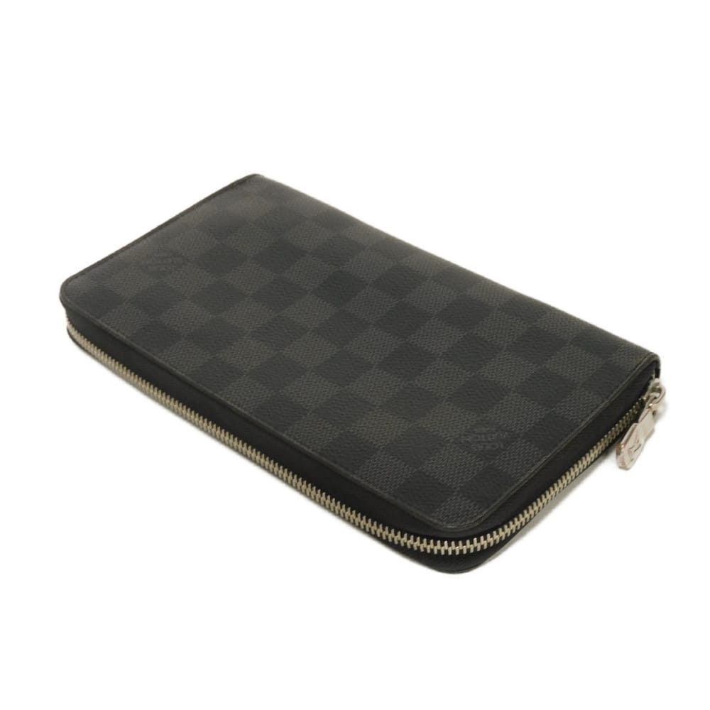 Louis Vuitton Louis Vuitton Louis Vuitton Zippy Organizer NM Damier Graphite Long Wallet Textile Long Wallet N60111 DUTY FREE for USA Size ONE SIZE - 4 Thumbnail