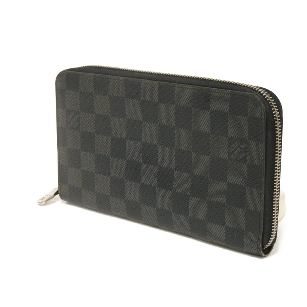 Louis Vuitton Louis Vuitton Louis Vuitton Zippy Organizer NM Damier Graphite Long Wallet Textile Long Wallet N60111 DUTY FREE for USA Size ONE SIZE - 2 Thumbnail
