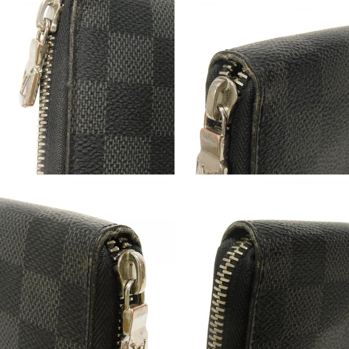 Louis Vuitton Louis Vuitton Louis Vuitton Zippy Organizer NM Damier Graphite Long Wallet Textile Long Wallet N60111 DUTY FREE for USA Size ONE SIZE - 18 Thumbnail