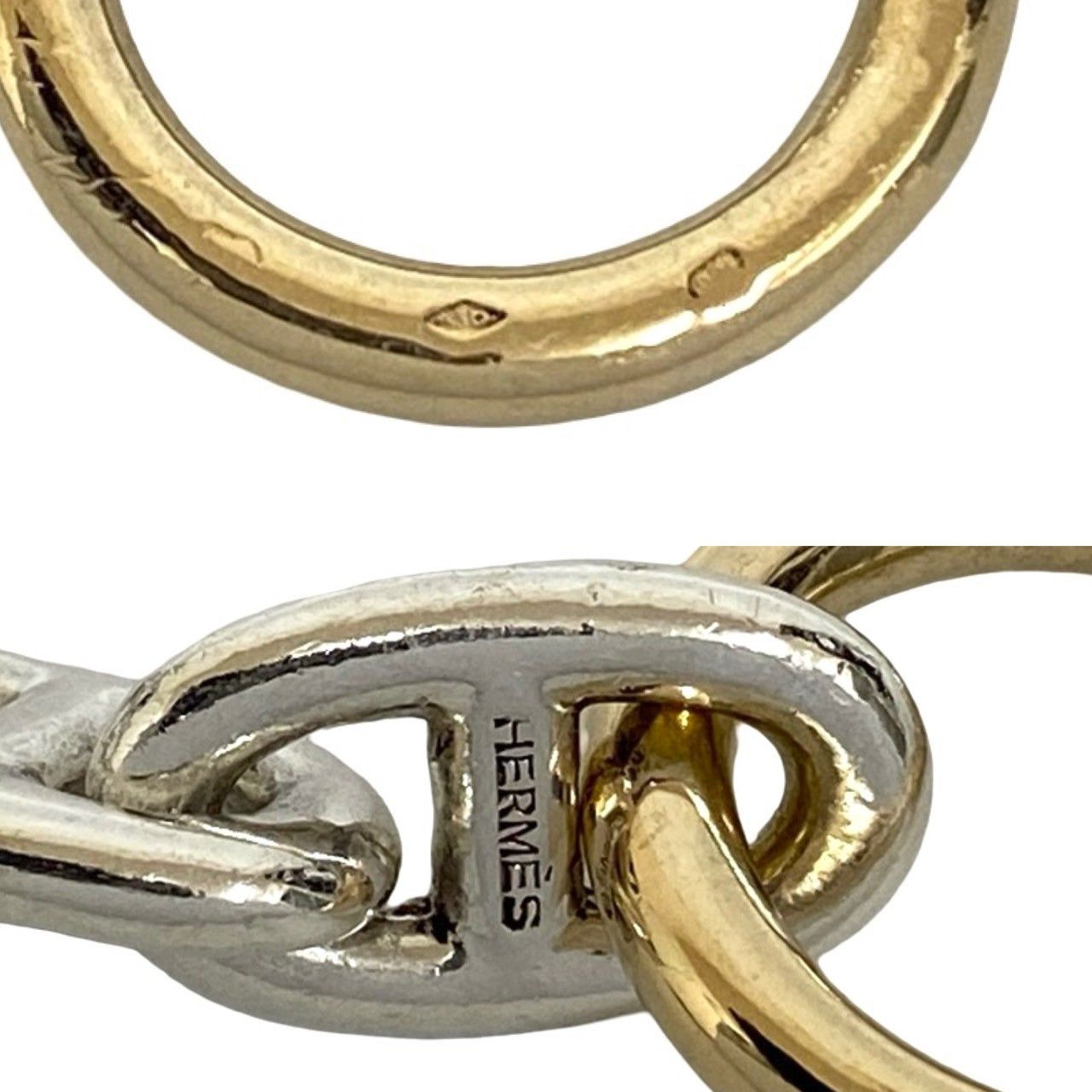 Hermes Hermes Hermes Chaine d’Ancre MM Au750 Silver Bracelet Precious Metal Bracelet DUTY FREE for USA Size ONE SIZE - 4 Thumbnail