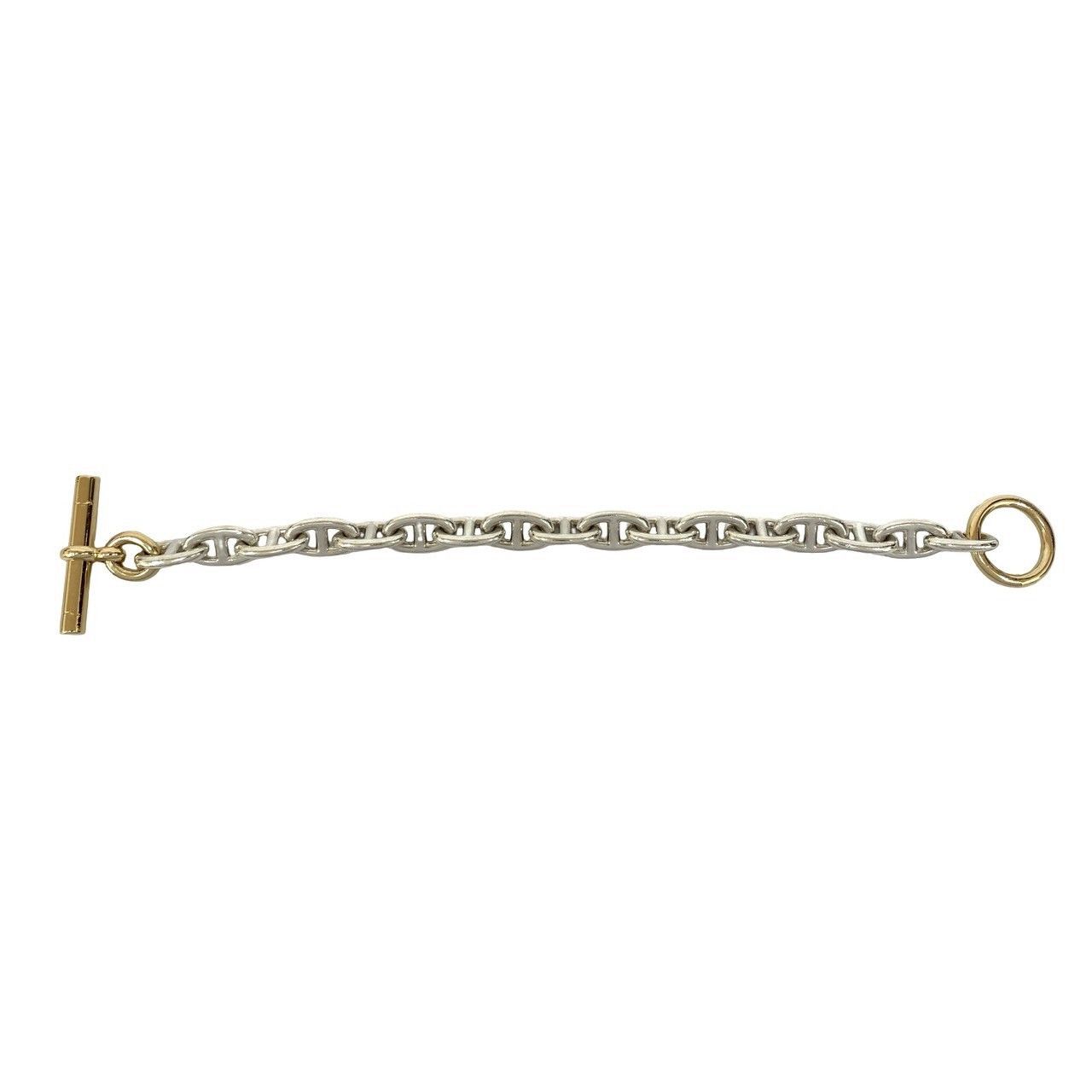Hermes Hermes Hermes Chaine d’Ancre MM Au750 Silver Bracelet Precious Metal Bracelet DUTY FREE for USA Size ONE SIZE - 7 Thumbnail